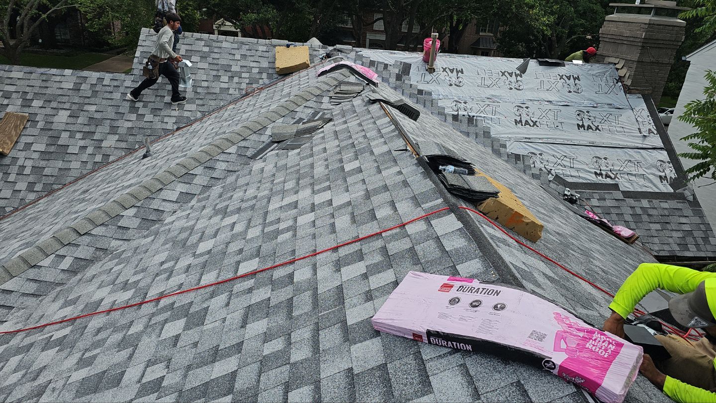 Residential Roofing Installation in University Park using Owens Corning Duration by Bert Roofing Inc