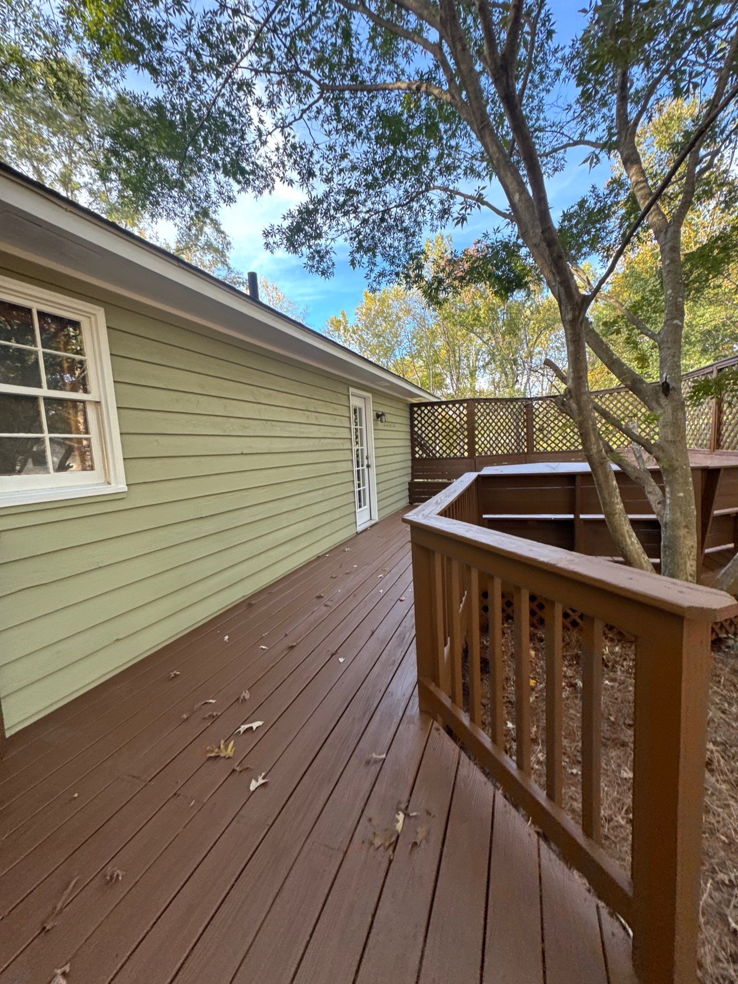 Exterior Painting using Sherwin Williams WoodScapes  by Nelson Exteriors 