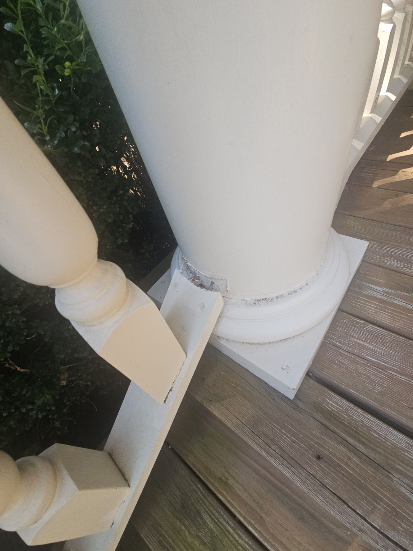 Alpharetta, GA Front Porch Replacement using Cedar Decking by Nelson Exteriors