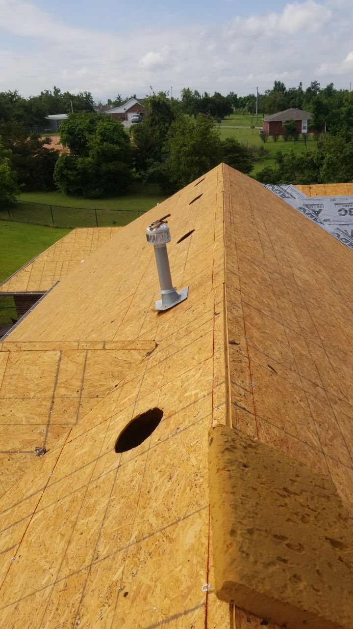 Reroof using GAF HDZ Weathered Wood by Castillo Roofing
