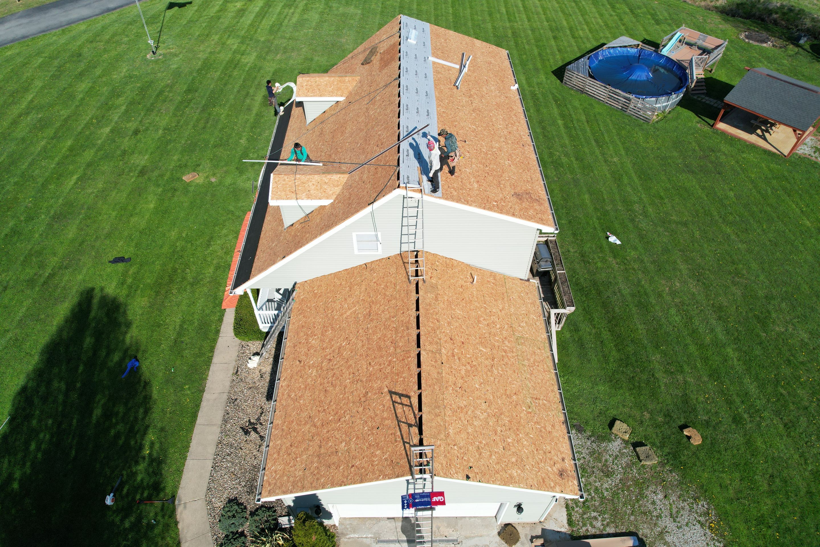 Residential Roofing Installation using GAF Timberline HDZ Cedar Falls by Rainstoppers Roofing