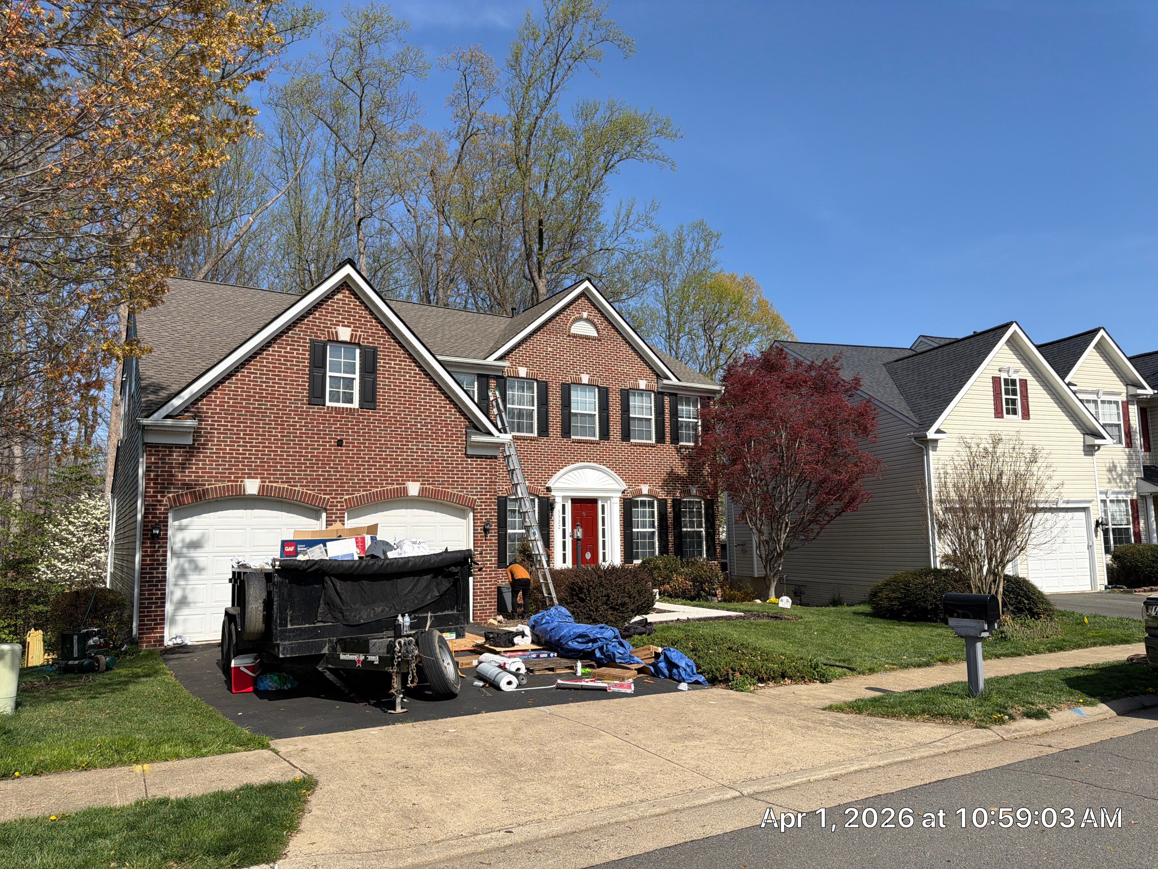 Residential Roof Replacement using GAF HDZ - Weathered Wood by Elite Roofing LLC