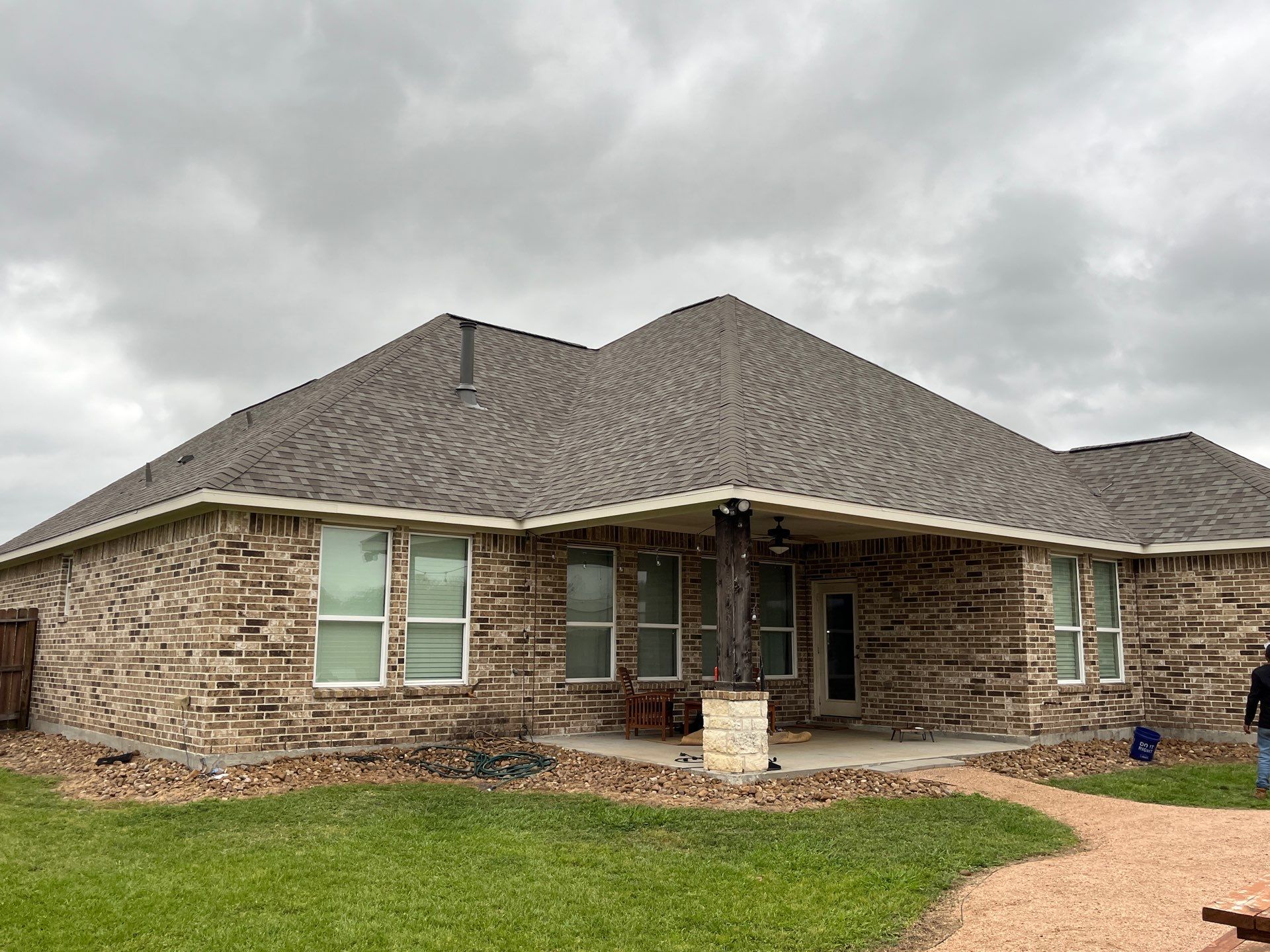 Hail Damage using Owen's Corning Duration (Lifetime) Shingles by Roof Repair Company