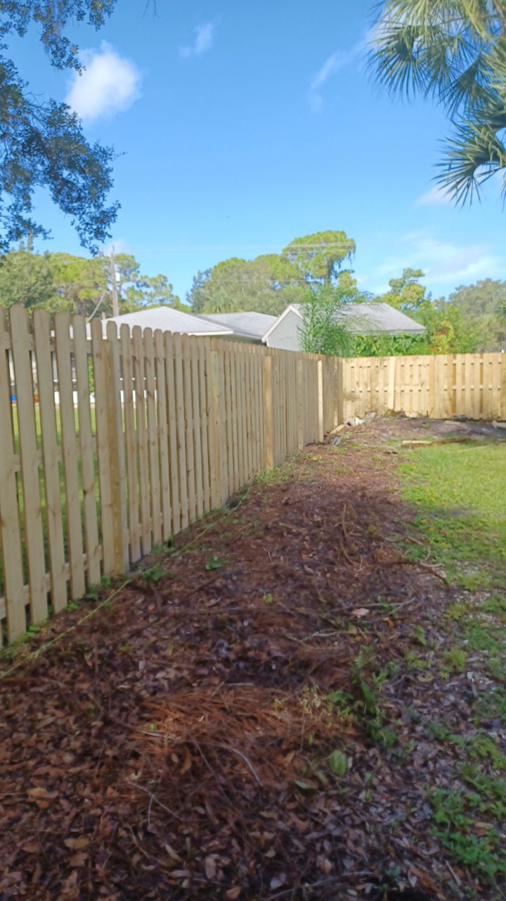Nokomis, FL 6ft. Tall Treated Wood Shadowbox  by Asap fence and gates, LLC