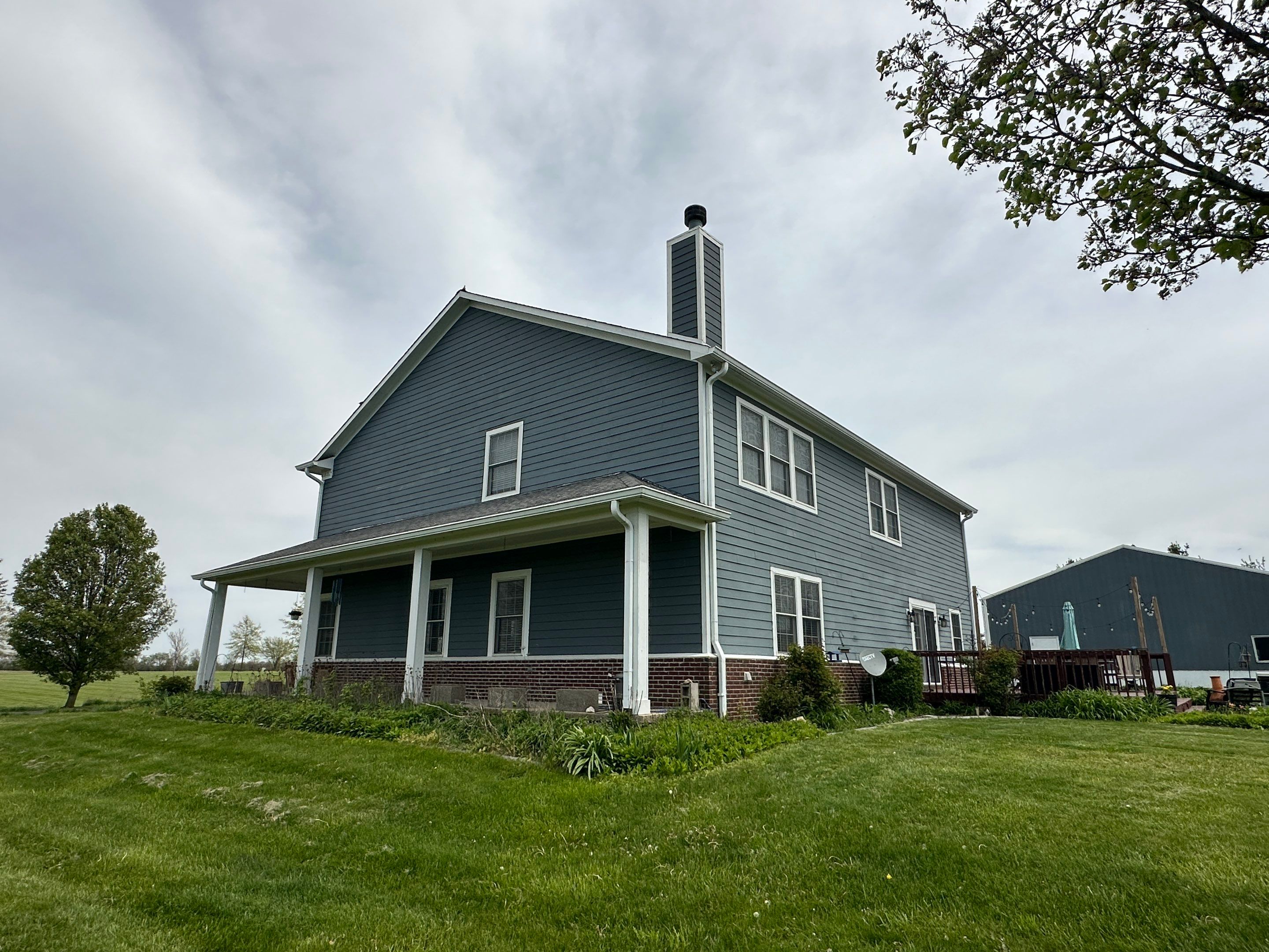 Rural Noblesville Indiana Metal Shake Roof Installation – Black Frost by 4Ever Metal Roofing