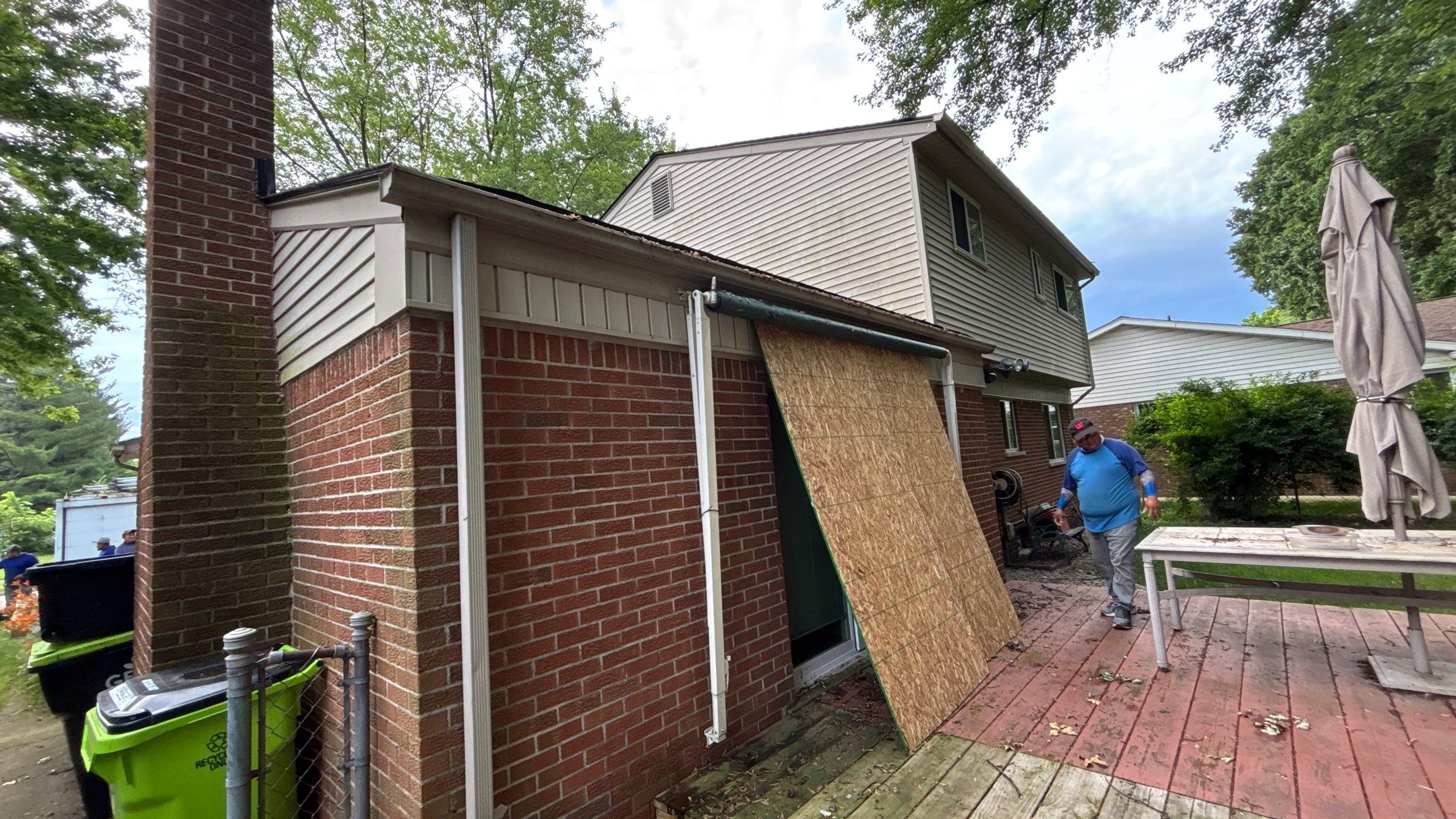 Roof Replacement using Owens Corning Estate Gray by 180 Contractors