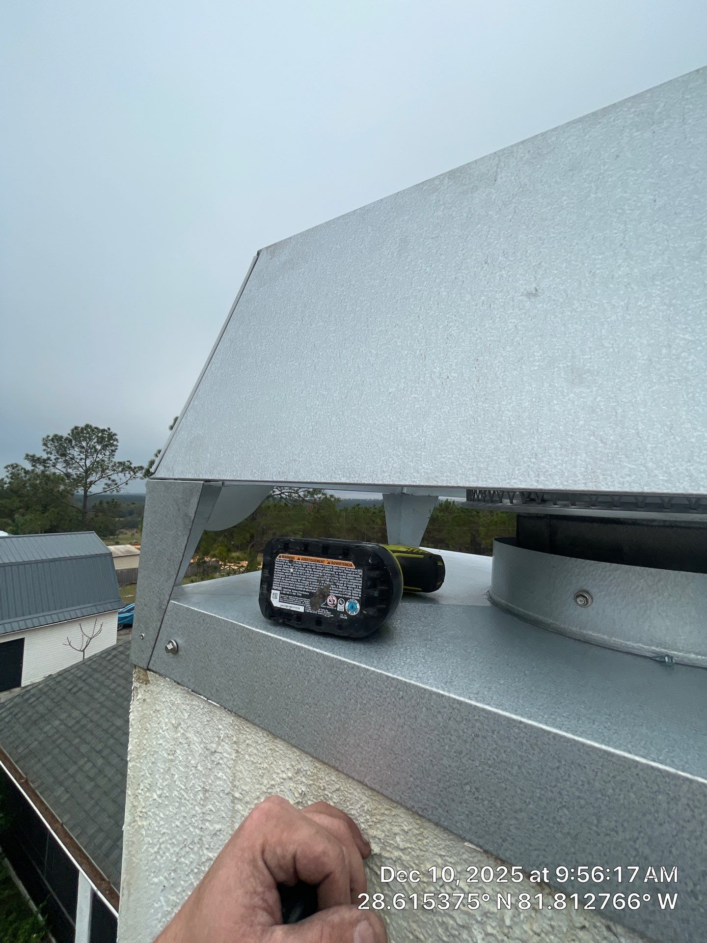 Chimney Chase Pan Replacement in Groveland by Hygienic Air, Inc