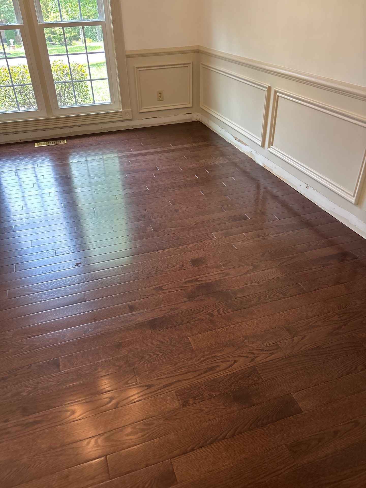 Prefinished Solid Hardwood Flooring Installation in Union, KY by Footprints Floors Kentucky