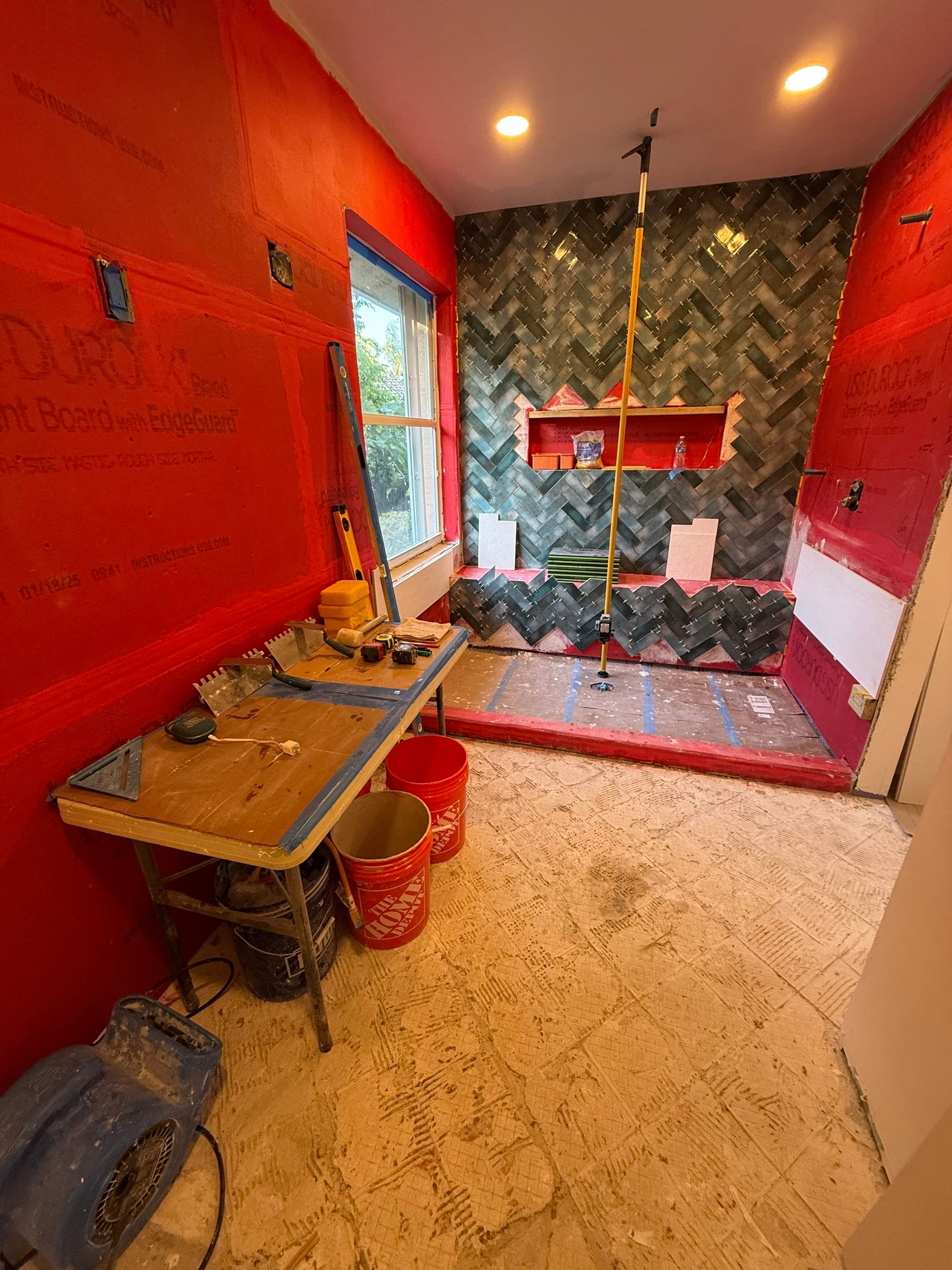 Master Bathroom, Main Floors & Powder Room - Delray Beach by Hevi Tile