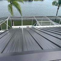 24ga 1" Nail-Strip Dark Bronze  by Total Roofing System The Metal Roof Experts