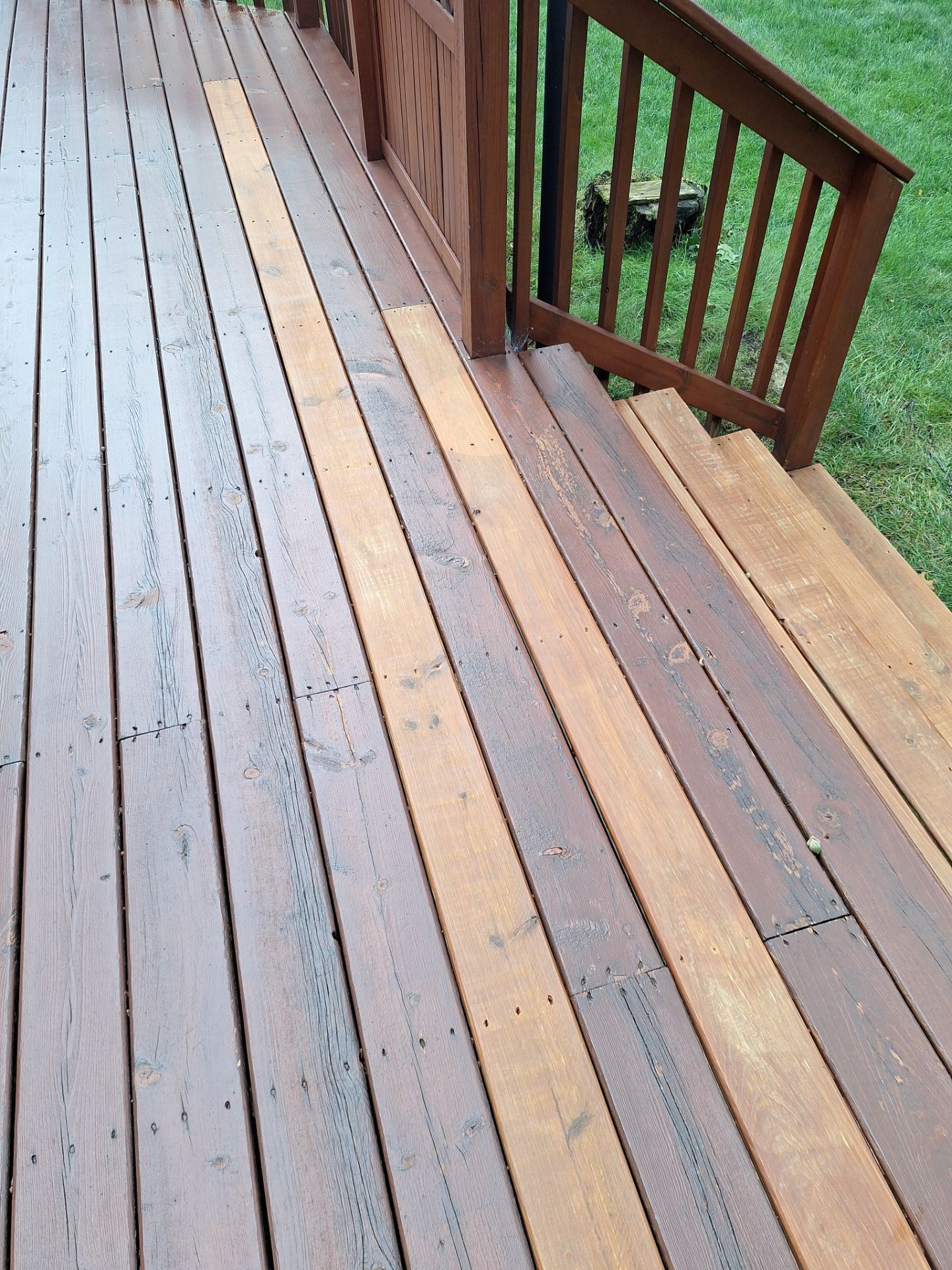 Interior Renovation and Multi-Level Deck Staining in Norton Shores by Gordon Painting