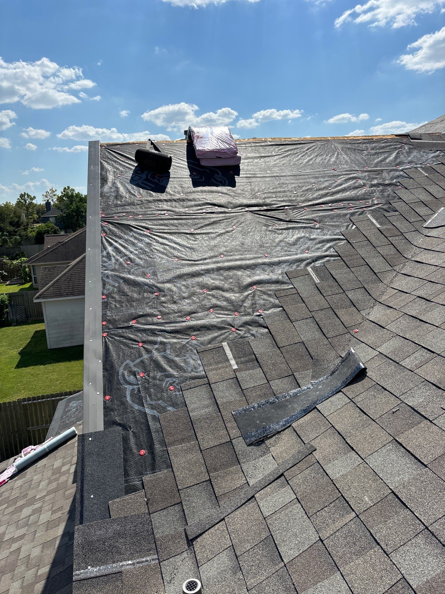 Residential Roofing Installation using Owen's Corning Duration (Lifetime) Shingles by Roof Repair Company