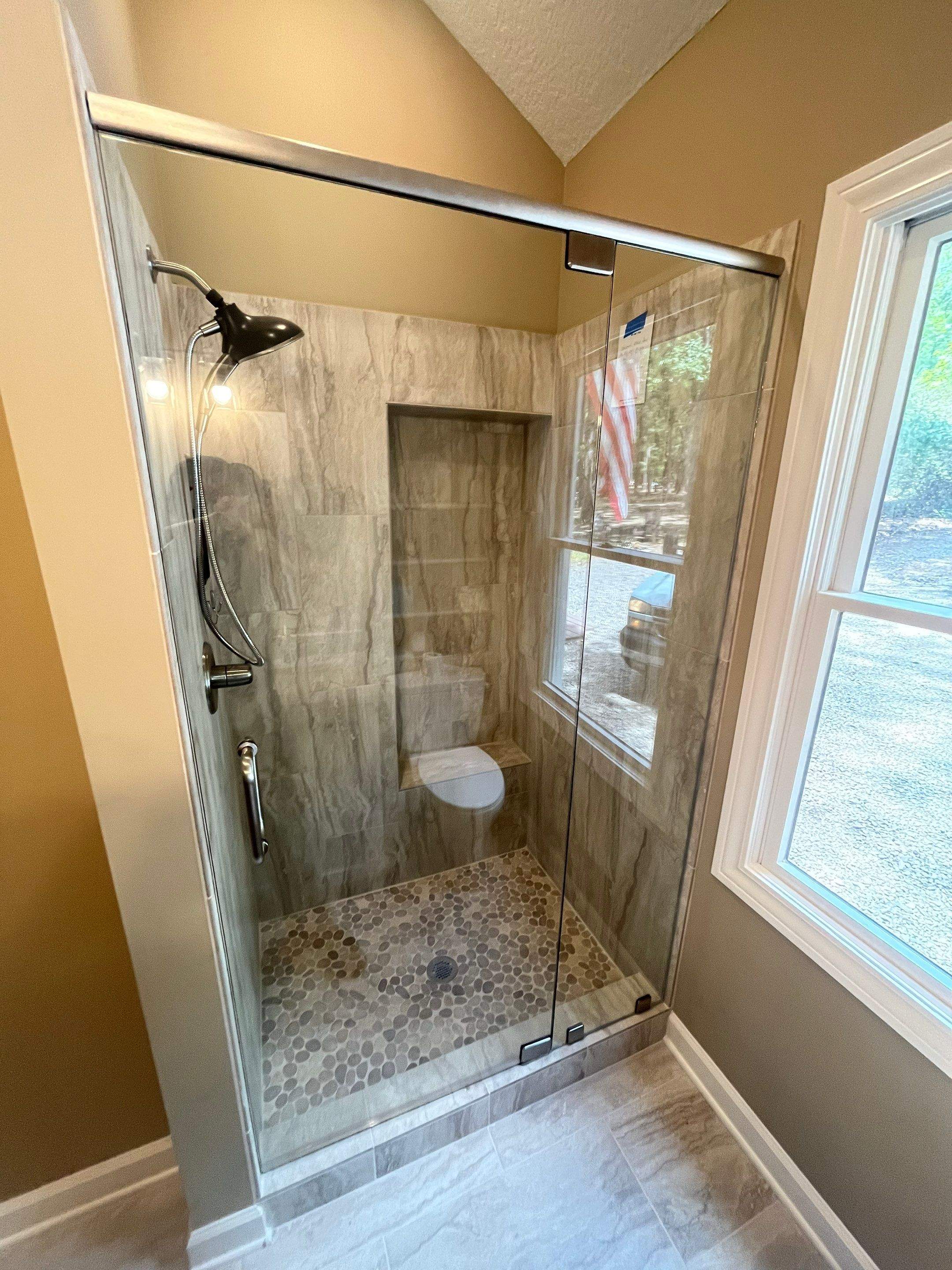 Shower Pictures by Custom Glass Service