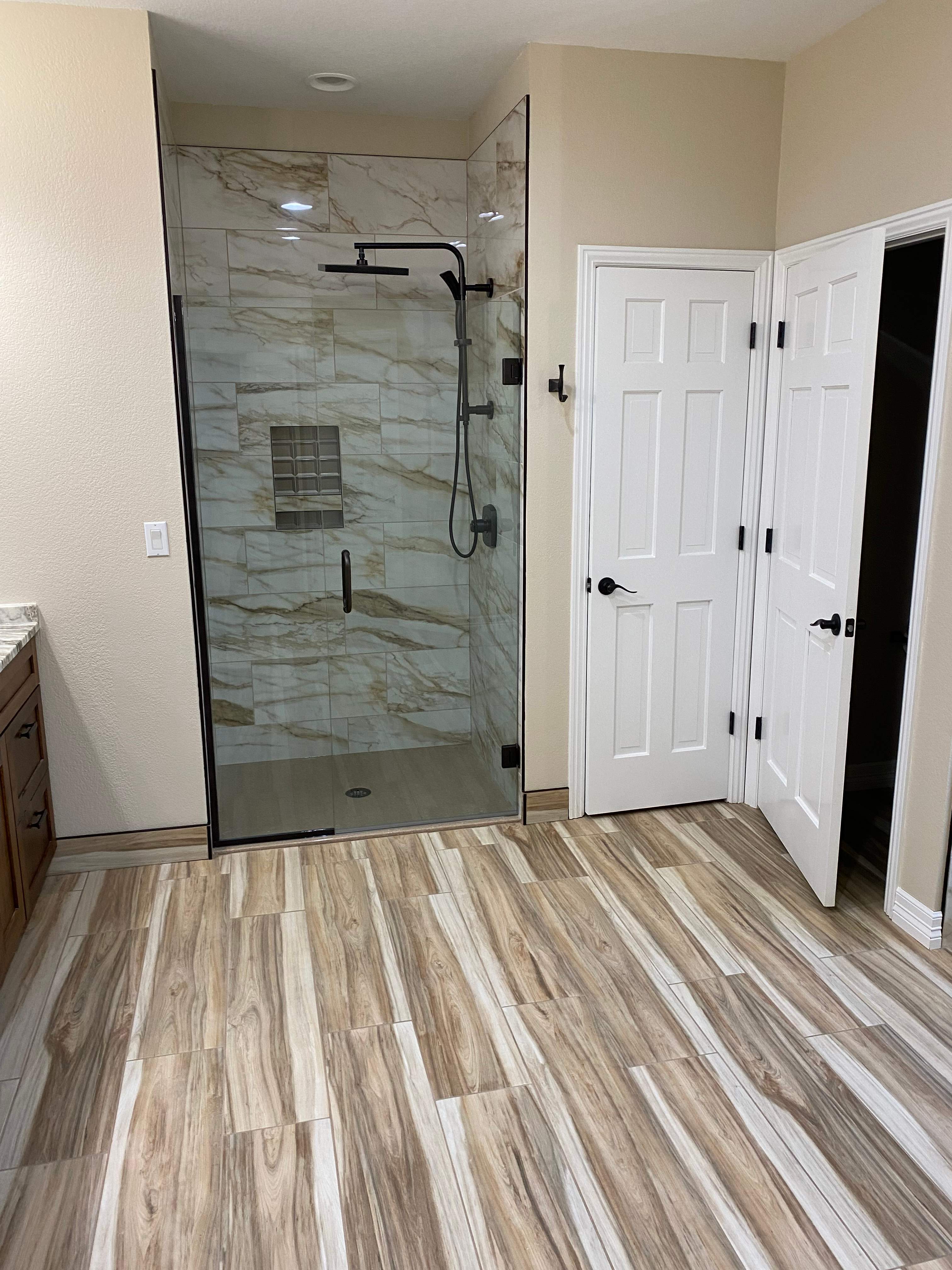 R. Rodriguez Bathroom Renovation by Kitchen Works LLC