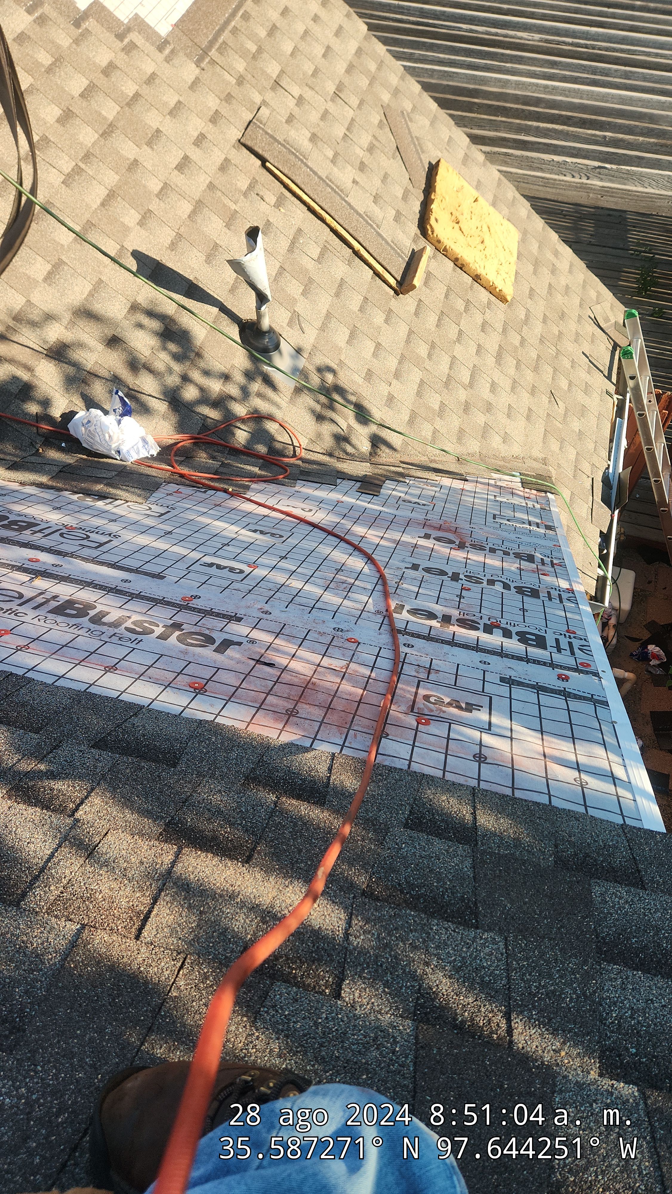 Residential Roofing Installation using GAF by Castillo Roofing