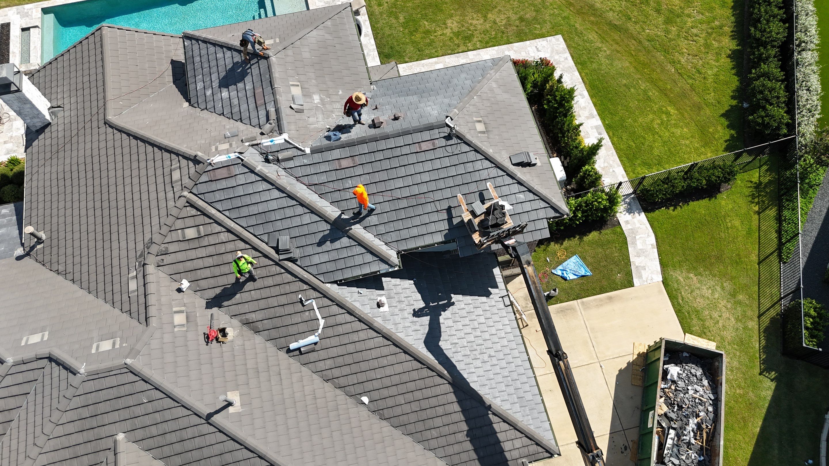 Saxony Tile Repair in Bridgeland! by Core Four Roofing