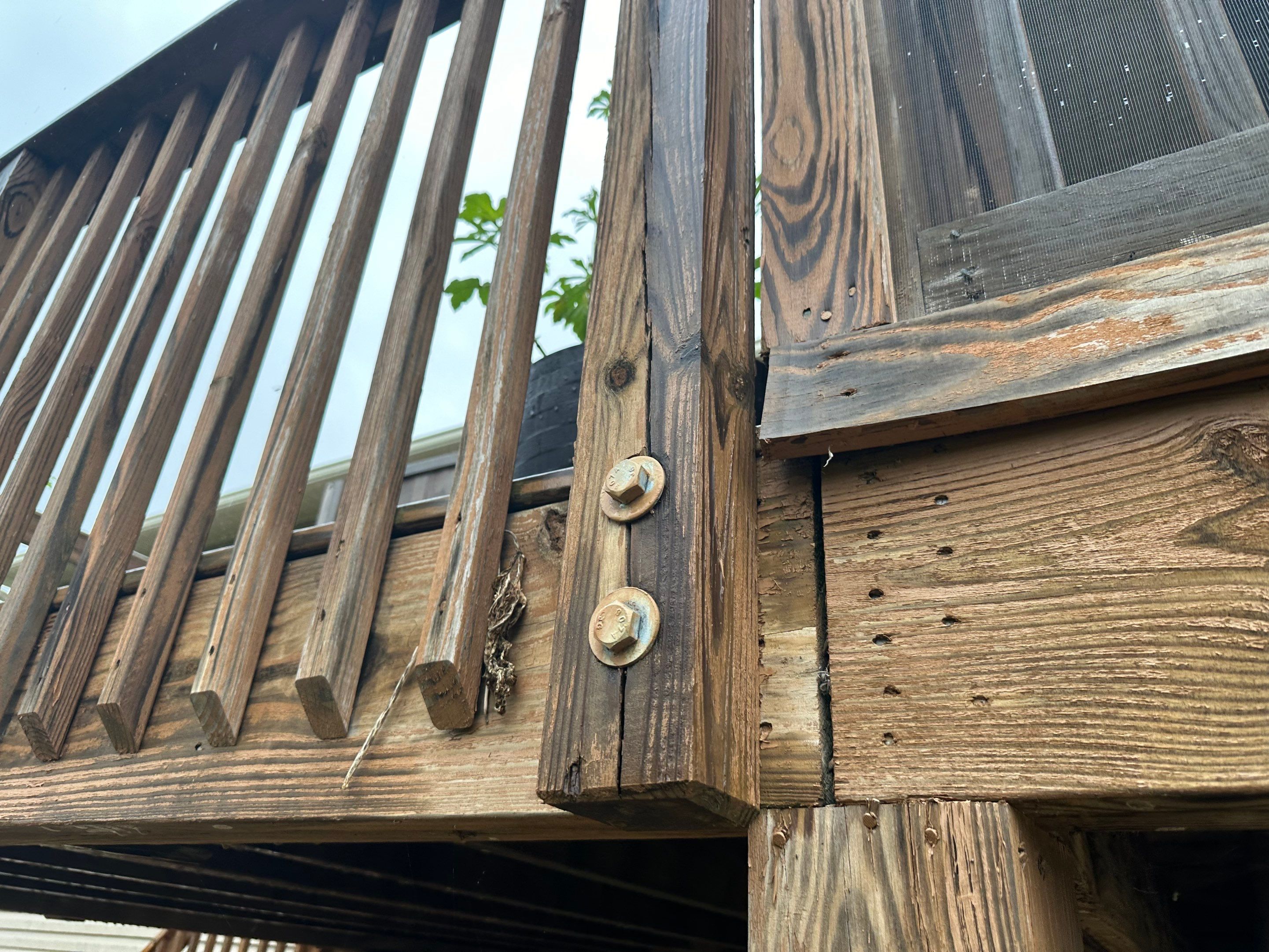 Weathered Deck using Wood Sealant by DuraSeal