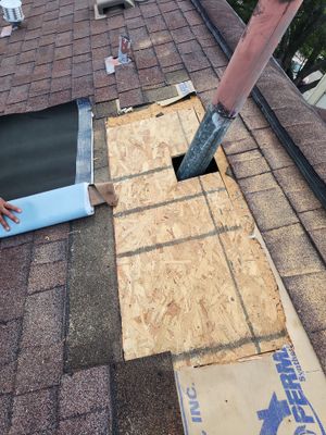 Residential Roofing Repair using Owen's Corning Duration (Lifetime) Shingles