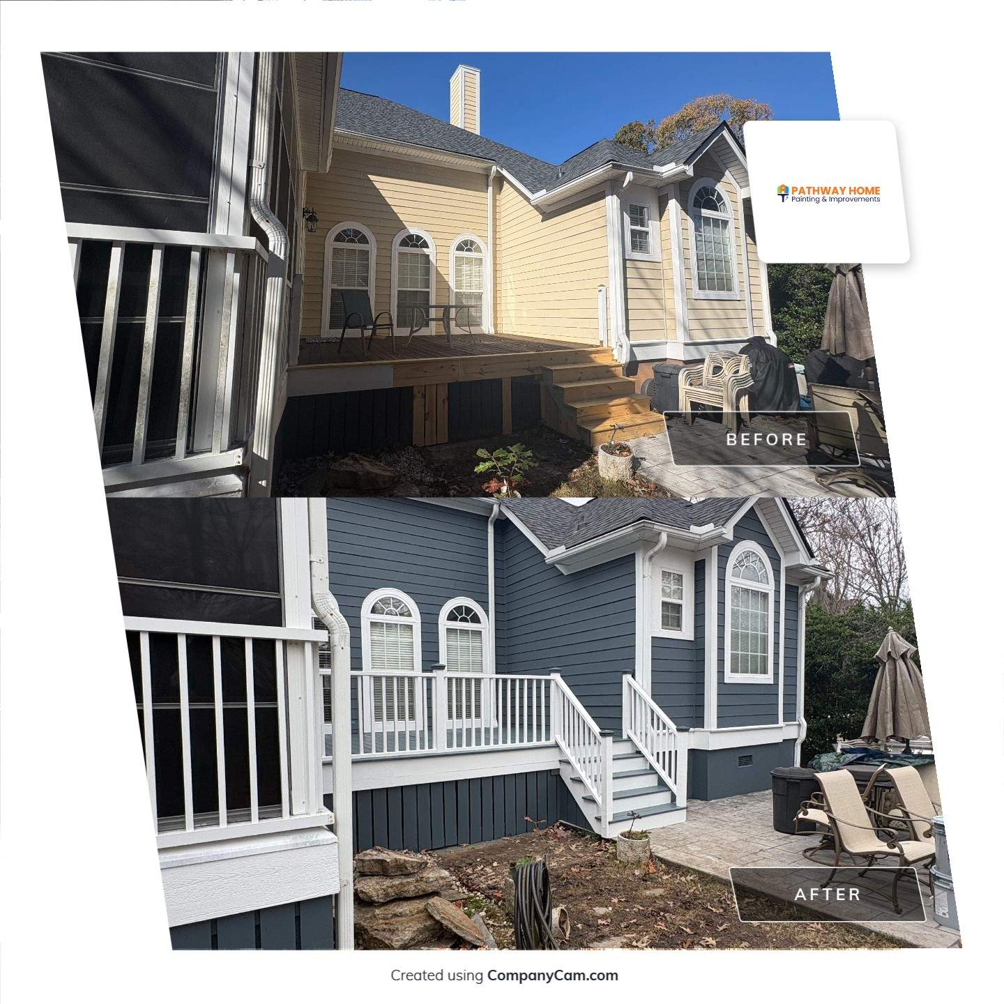 Before ➡️ After | Indigo Fields Revitalization by Pathway Home Painting & Improvements