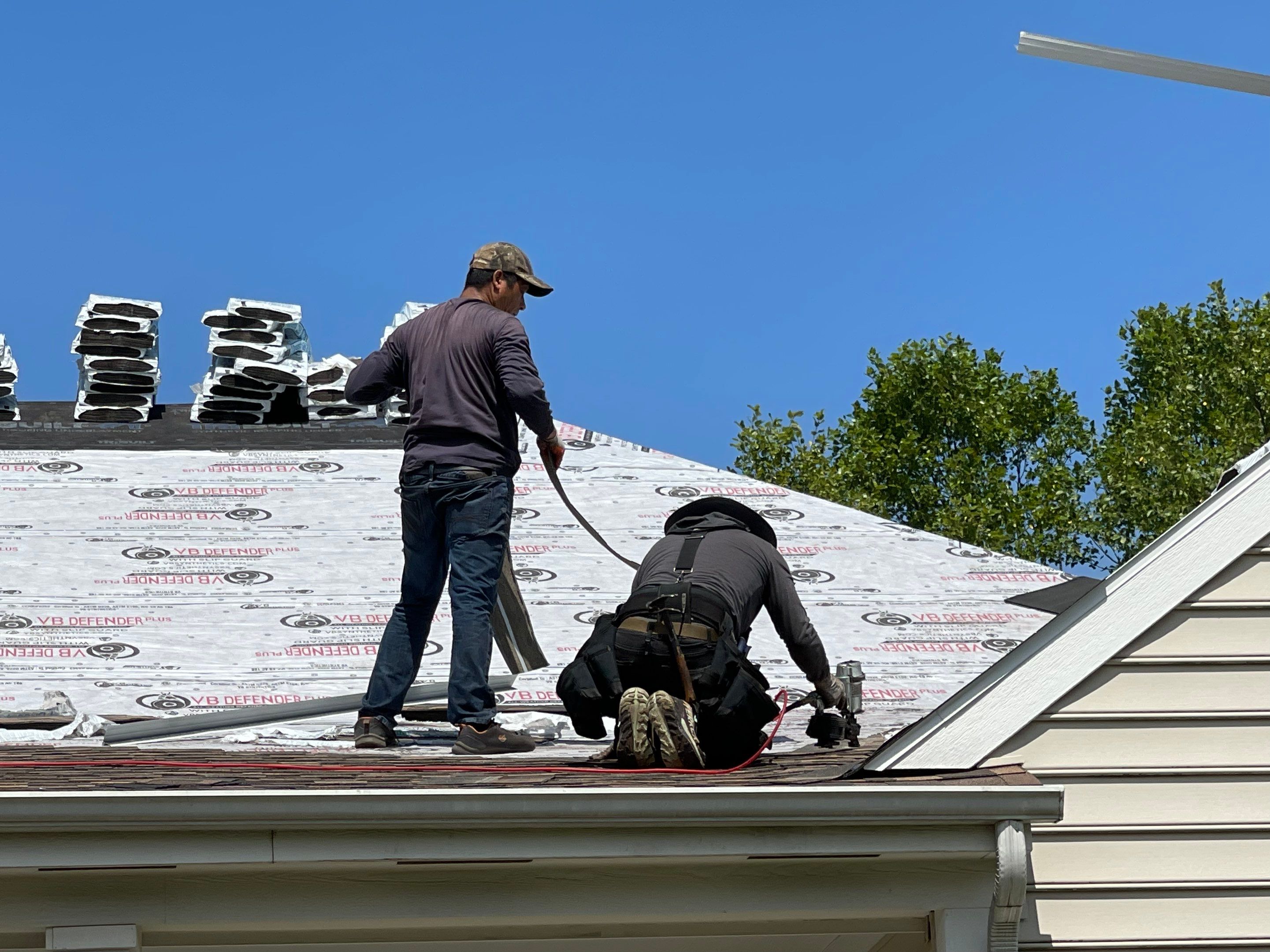 Residential Roofing Installation using IKO dimensional shingles by SOS Home Ohio 