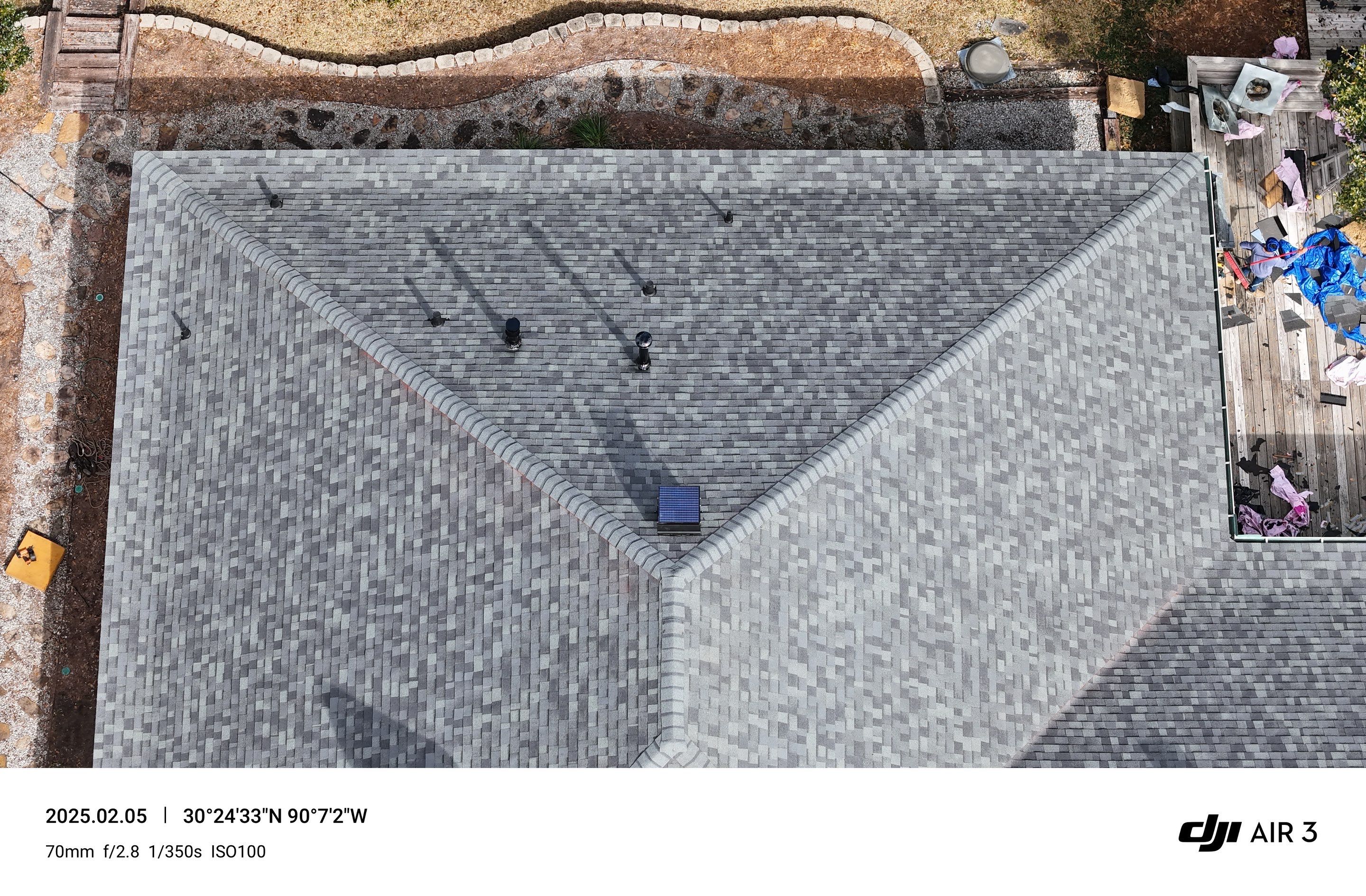 IBHS Fortified Residential Roofing Installation using Owens Corning Duration Estate Gray Asphalt Shingles by Bergens Roofing