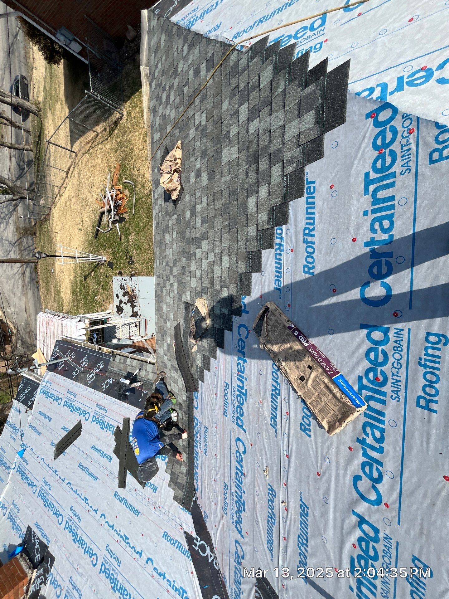 Residential Roofing Installation using Certainteed Landmark Pro Shingles by Fahey Roofing + Contracting