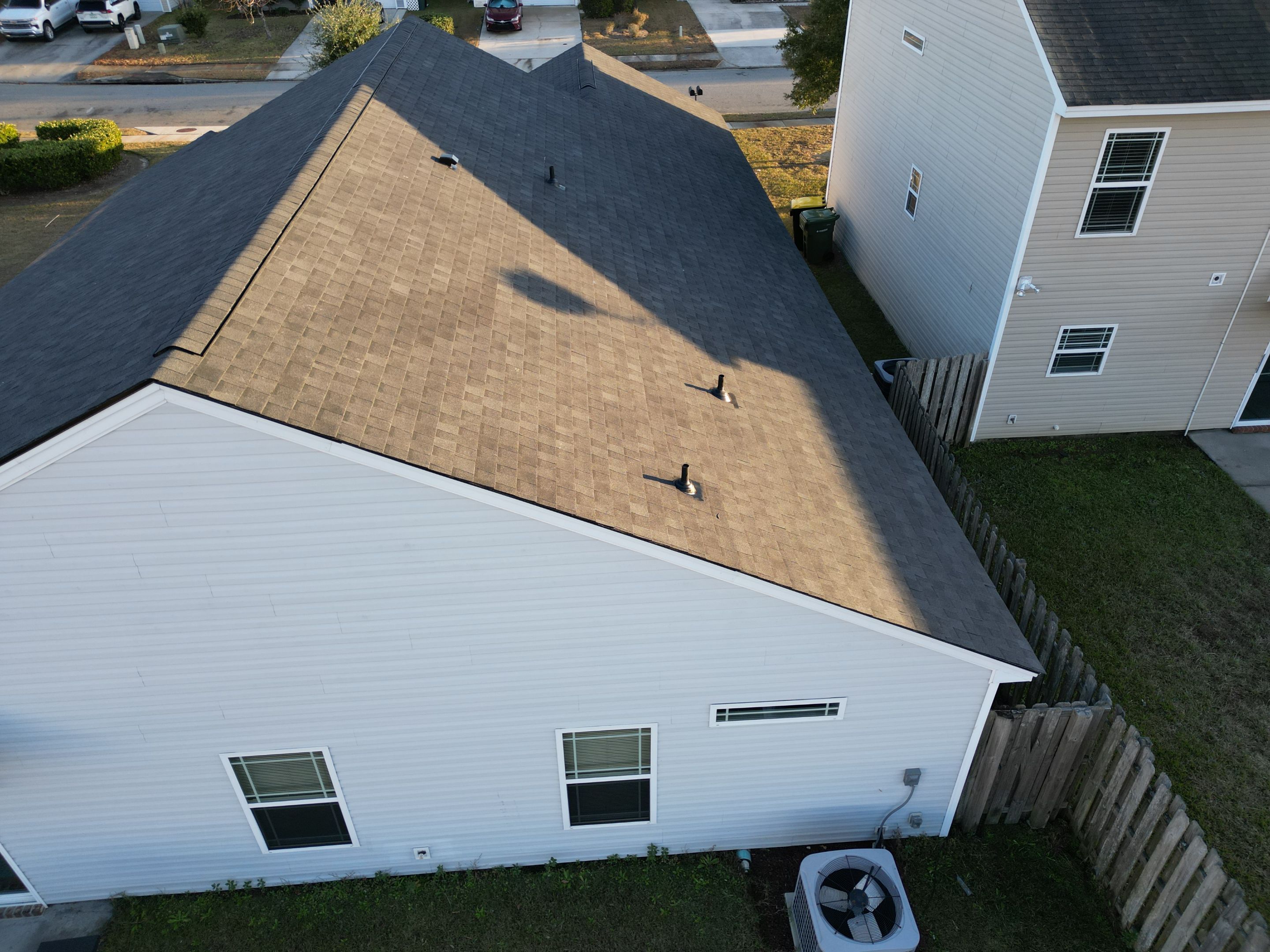 Residential Roofing Installation using Atlas Pinnacle Pristine Black Shadow. by Talya Roofing