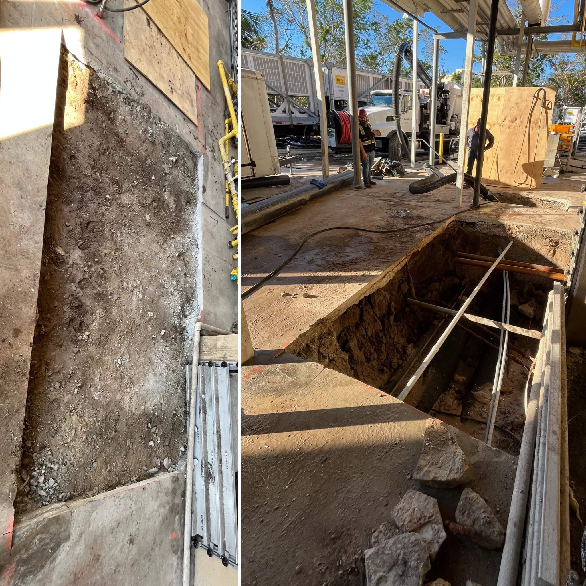 Ritz-Carlton NW Service Area Daylighting by Don Mar, Inc. Storm Water Solutions