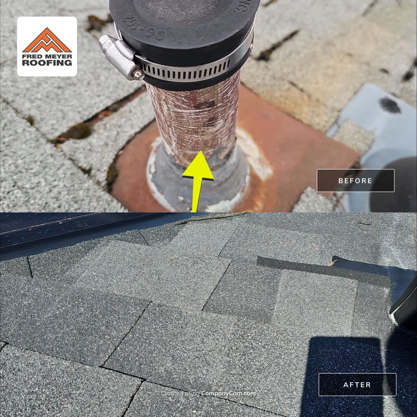 Roof Project in Burien by Fred Meyer Roofing