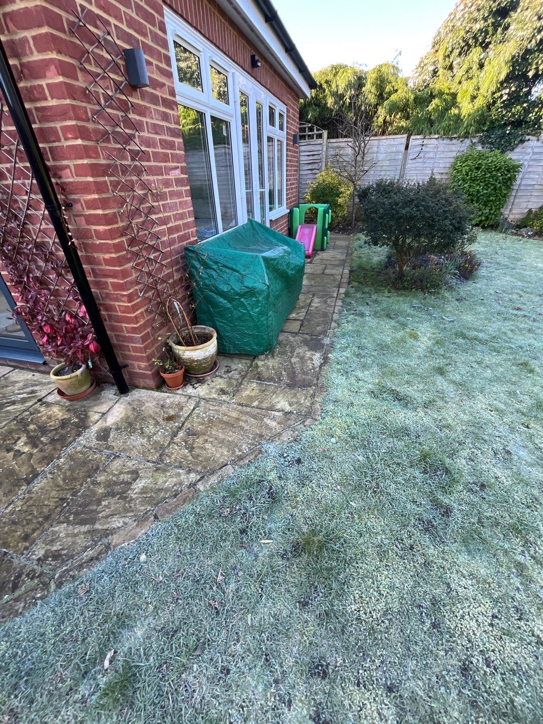 Exterior Clean - Roof - Patio - Driveway using Honda 15lpm Low Pressure Washing Machine by Ges Exterior Cleaning ltd