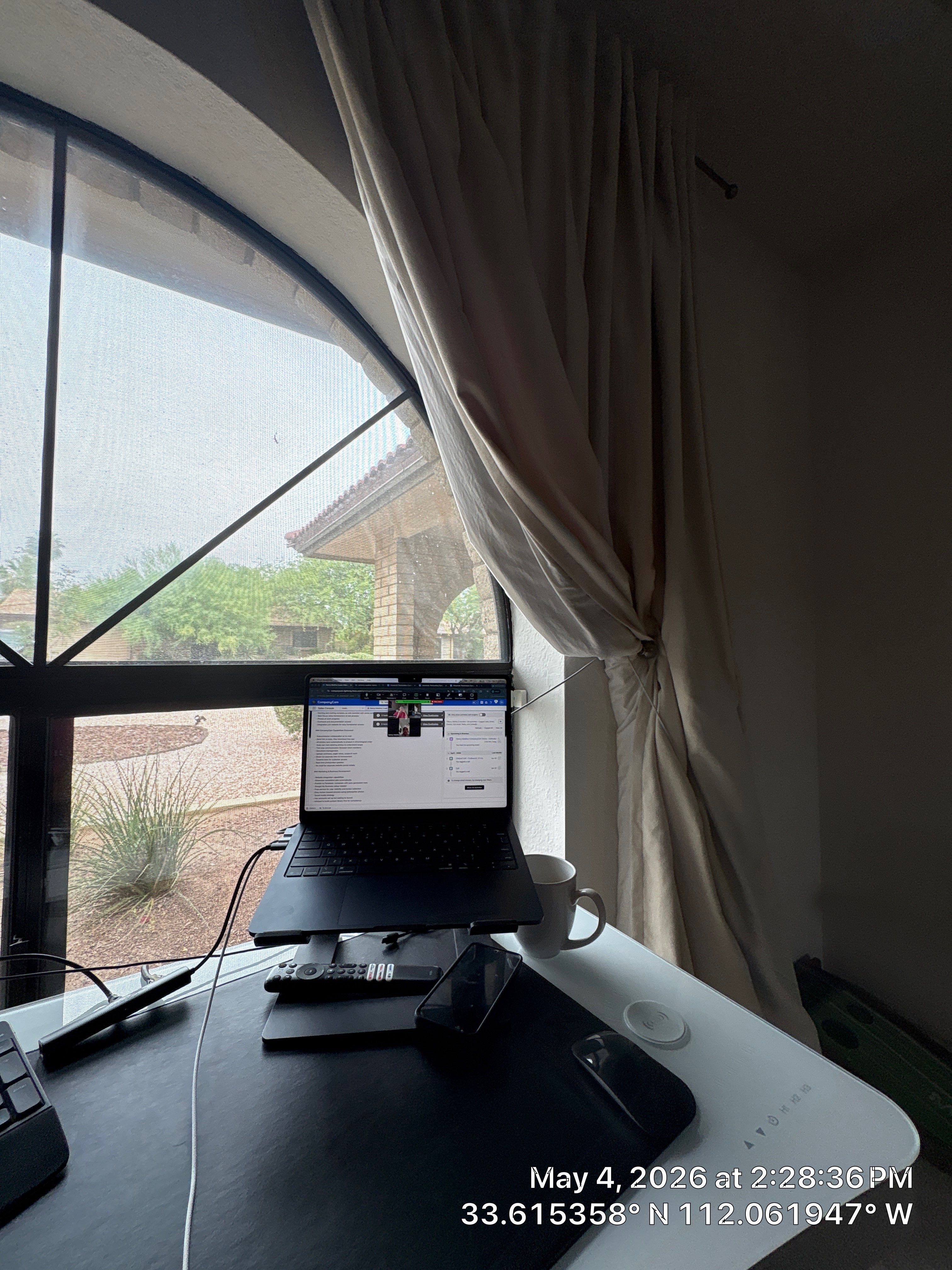 Comprehensive Home Office AV Update and TV Mounting in Phoenix by CompanyCam Sales Demo