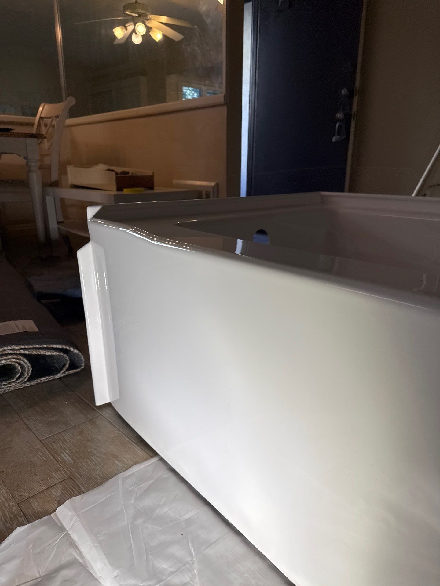 Shower Tub Installation with Underground Plumbing by Us Plumbing 
