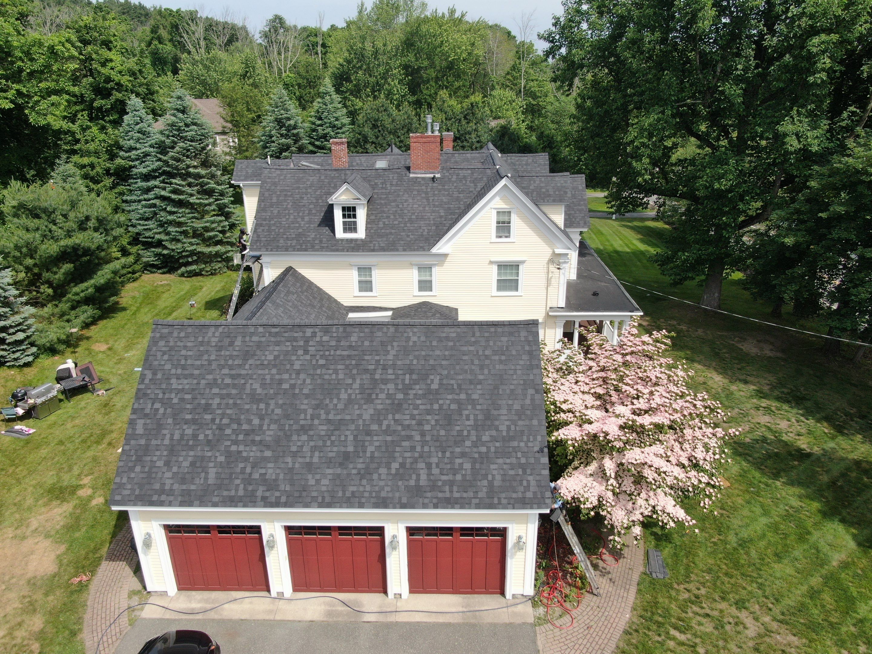 Full Roof Replacement & EPDM Restoration – North Andover, MA by Mighty Dog Roofing of Greater Middlesex County