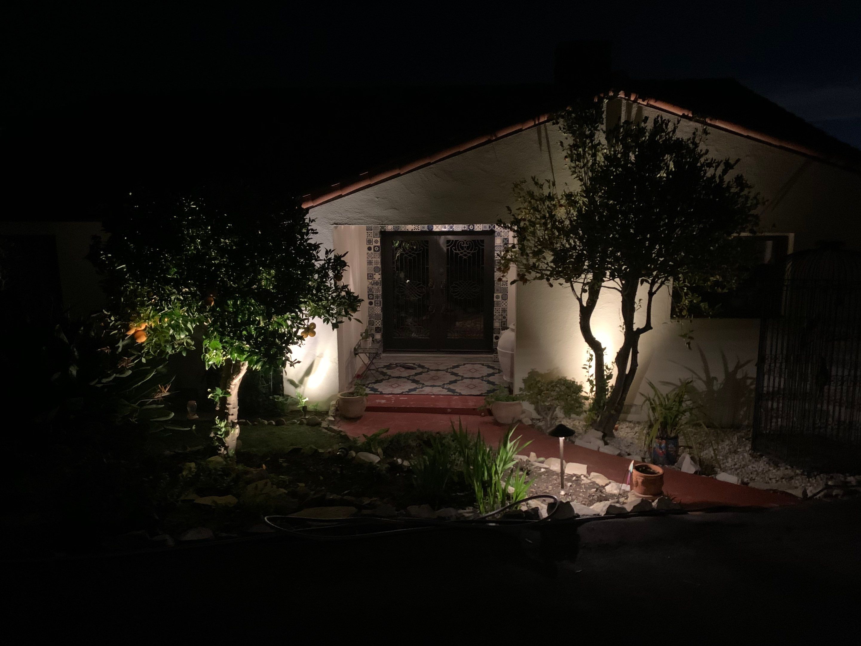 Landscape Lighting and Outdoor Audio in Palos Verdes by Outdoor Lights + Shades