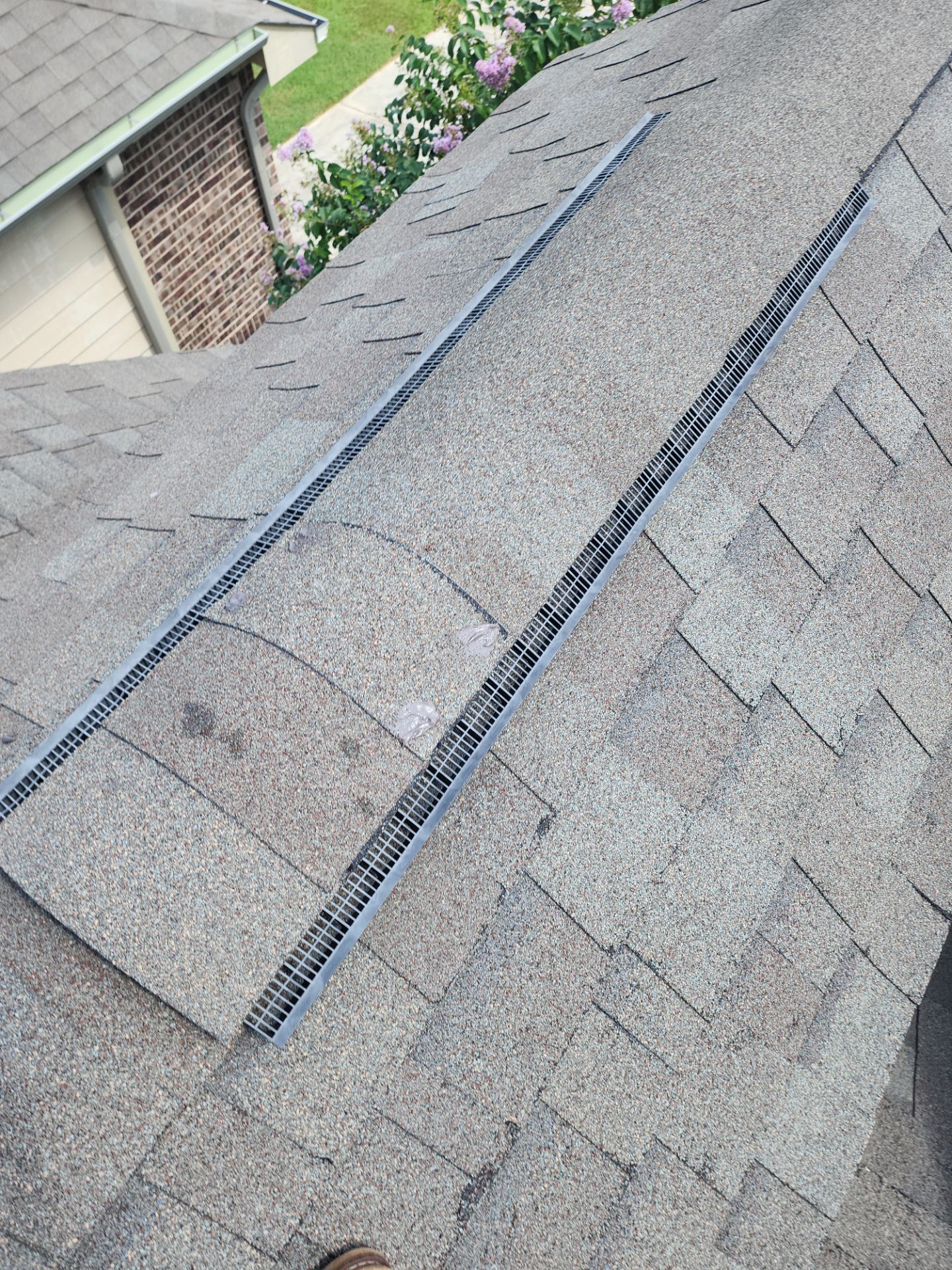 Hail Damage using Owen's Corning Duration (Lifetime) Shingles by Roof Repair Company