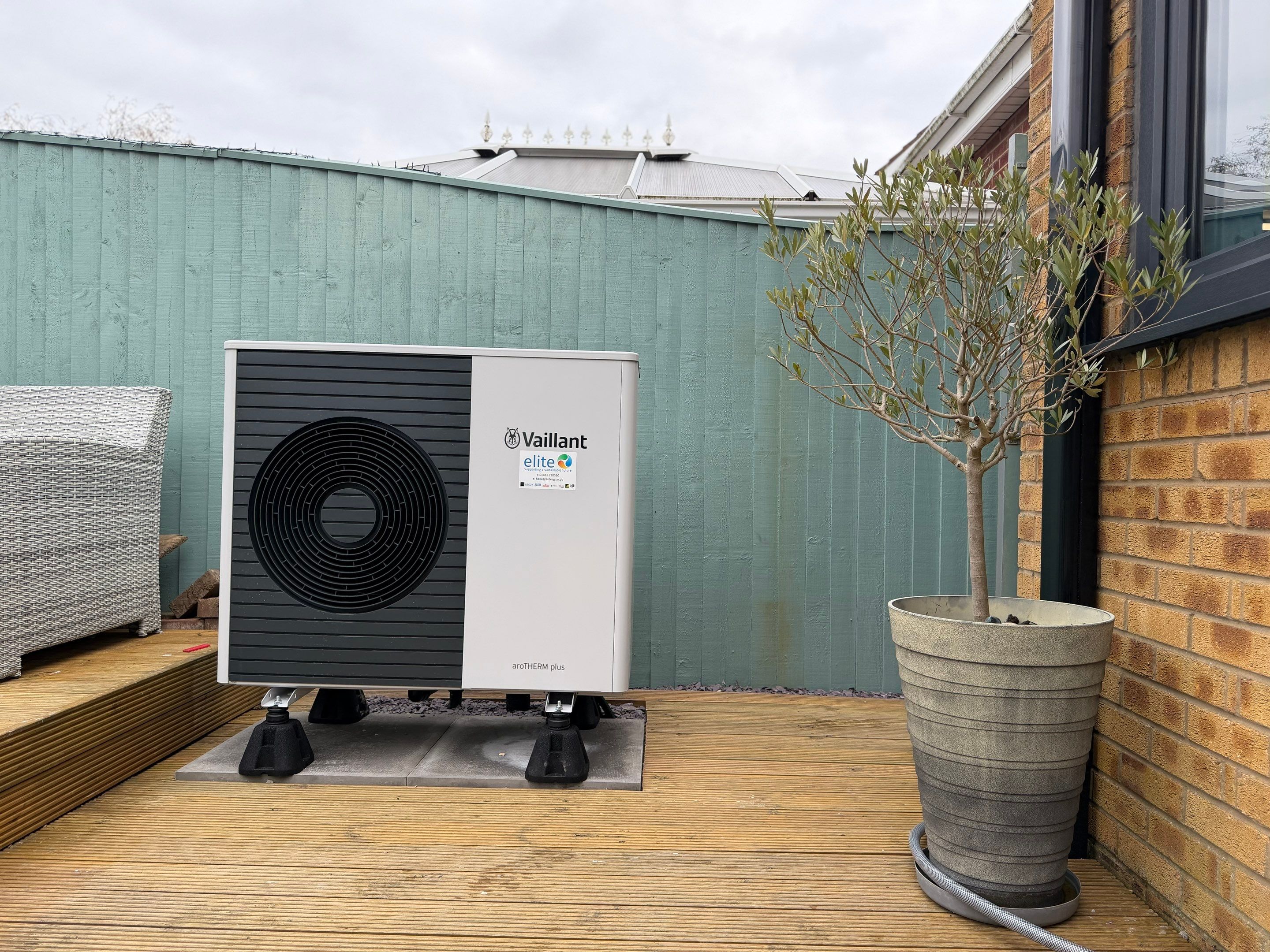 🔥 Another Successful Air Source Heat Pump Installation 🔥 by Elite Services Group Ltd