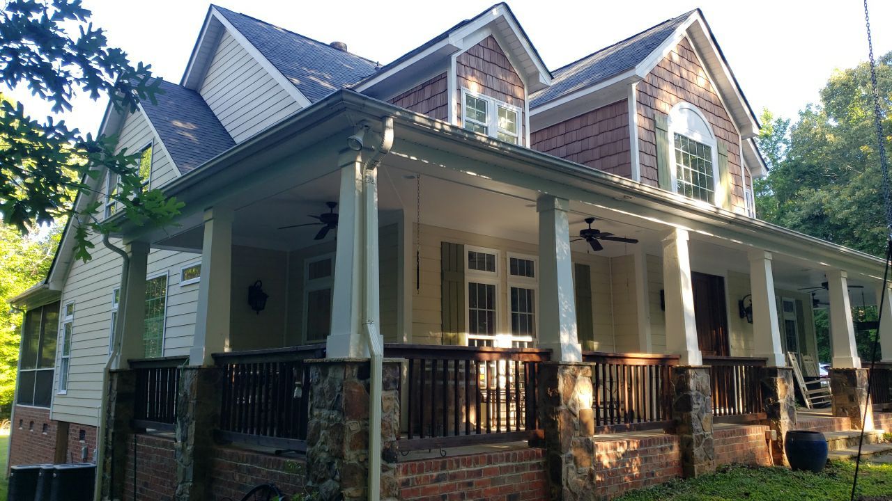 House Wash using cleaner by Power Wash Masters LLC