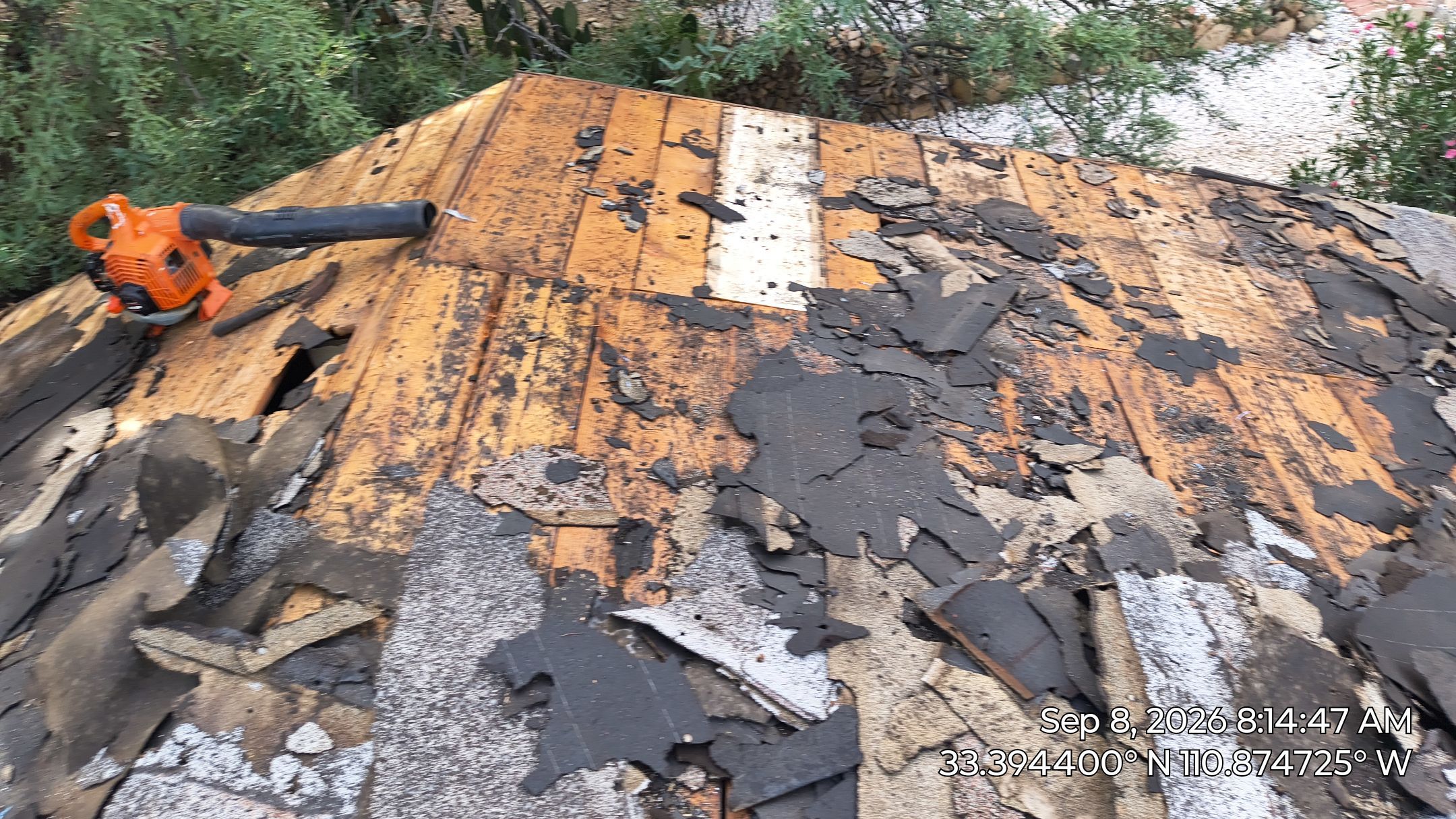 Comprehensive Roof Replacement and Structural Wood Repairs in Miami, Arizona by APM Builders LLC
