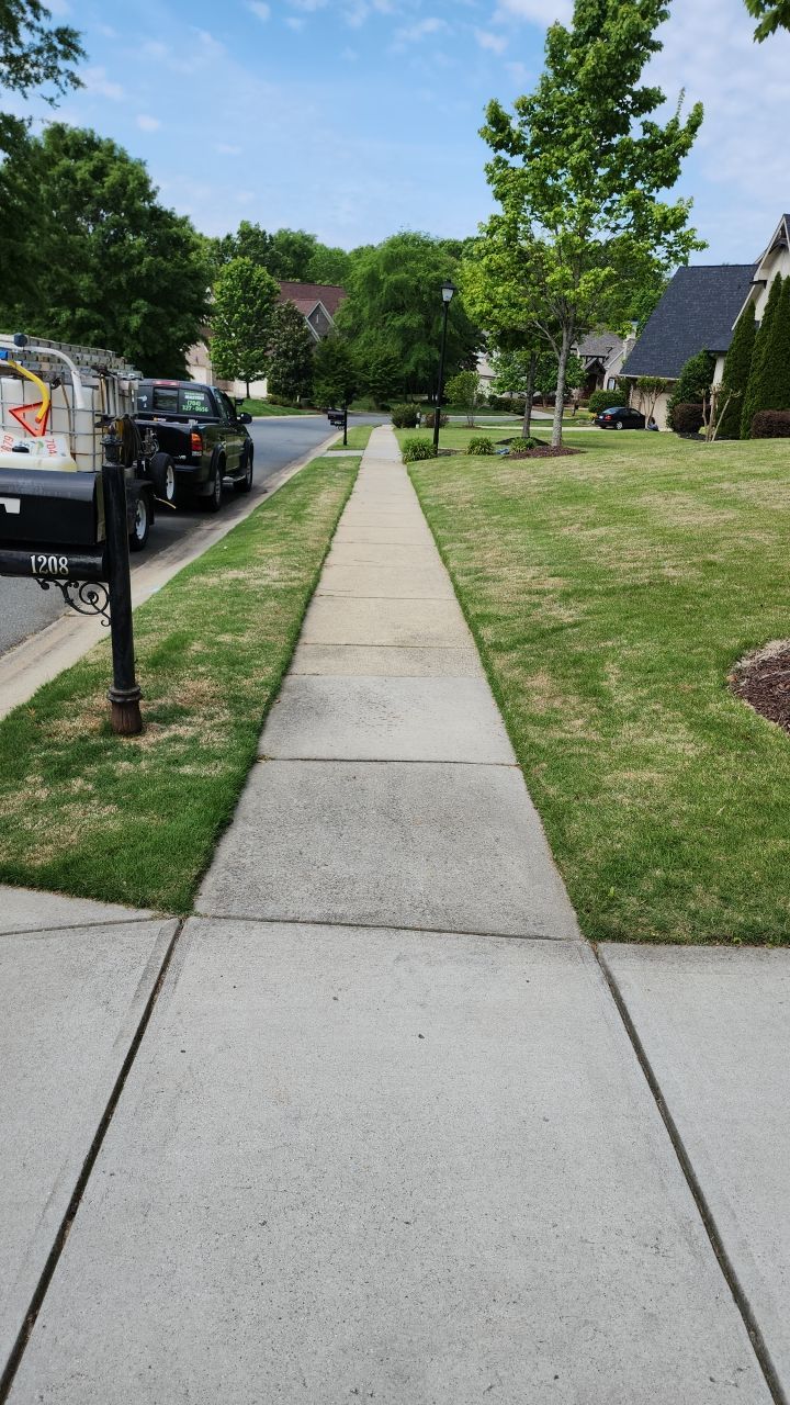 concrete Clean using cleaner by G&H Home Tech Pros LLC