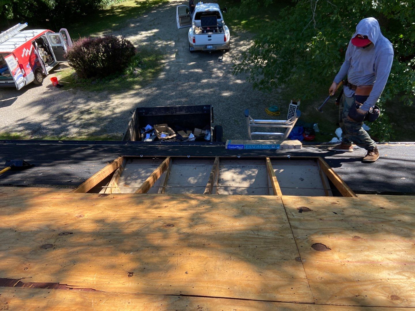 Roof Replacement using CertainTeed Landmark by 180 Contractors