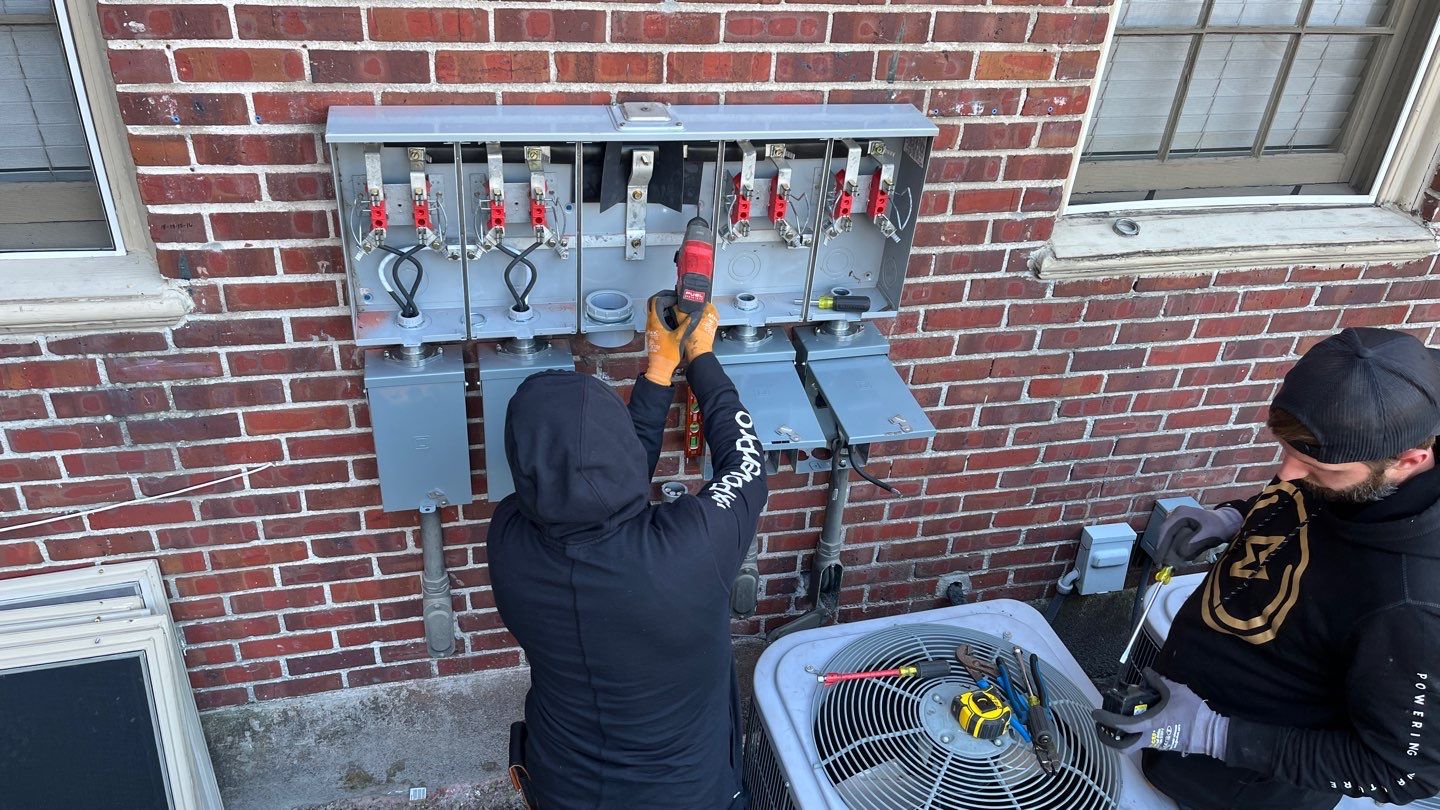 4 Gang Meter Center Replacement by JaxPowerPro