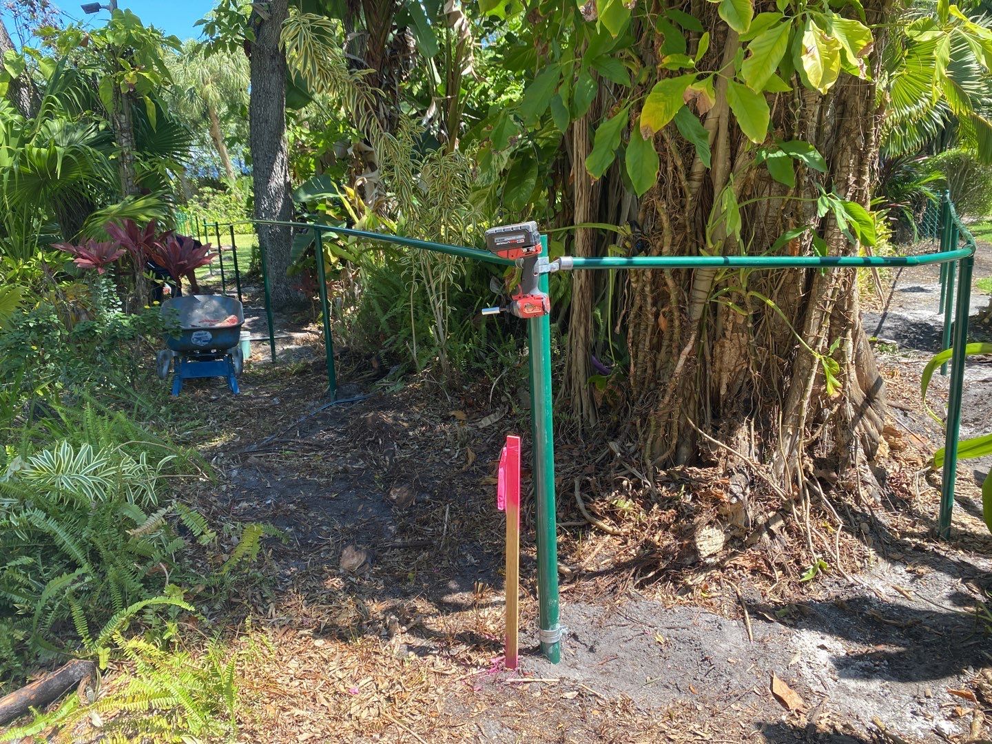 Siesta Key, FL 4ft. Tall Green Chain-link Fence by Asap fence and gates, LLC