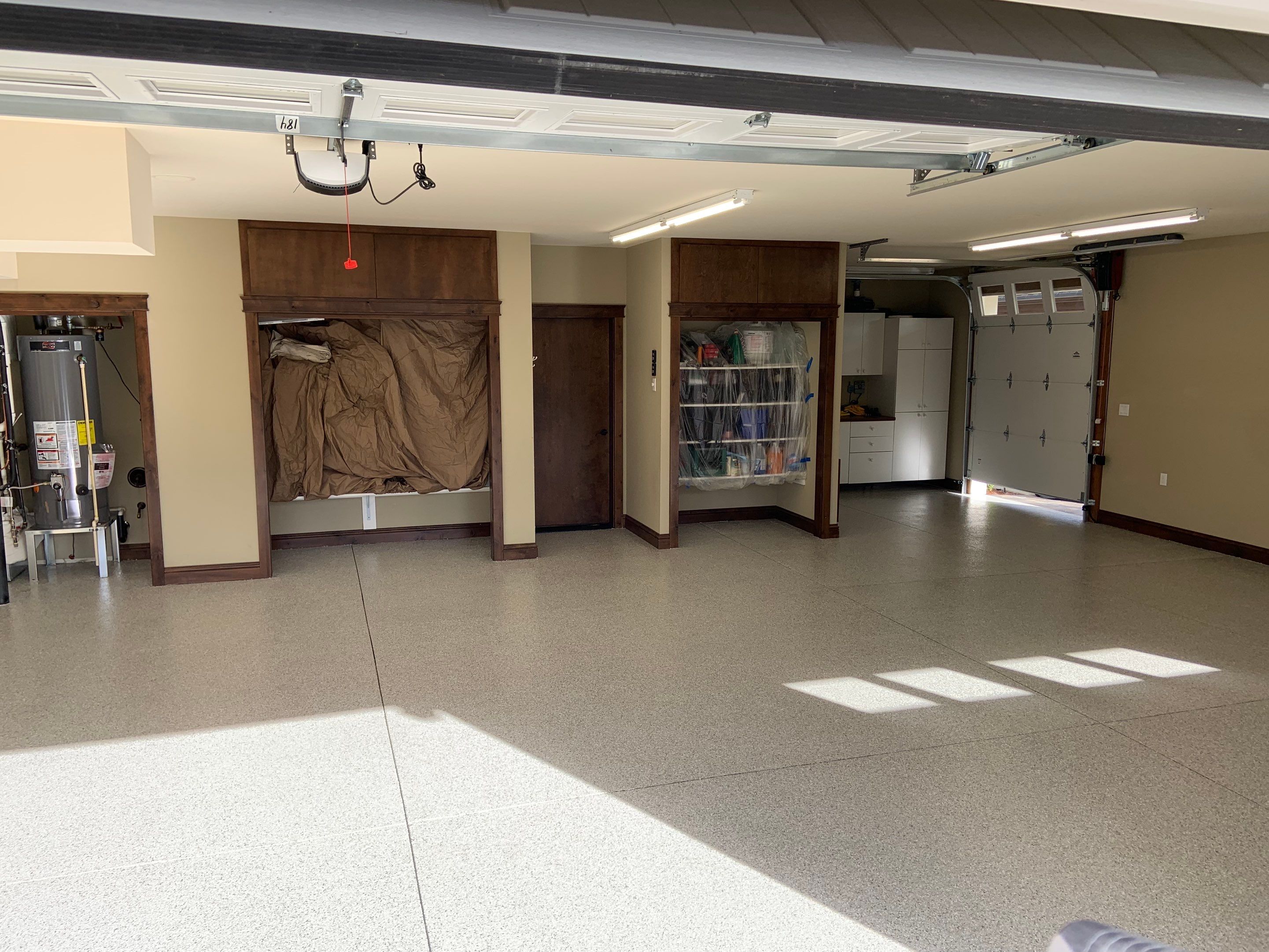 Garage Transformation using Mt Everest by Croc Coatings, LLC