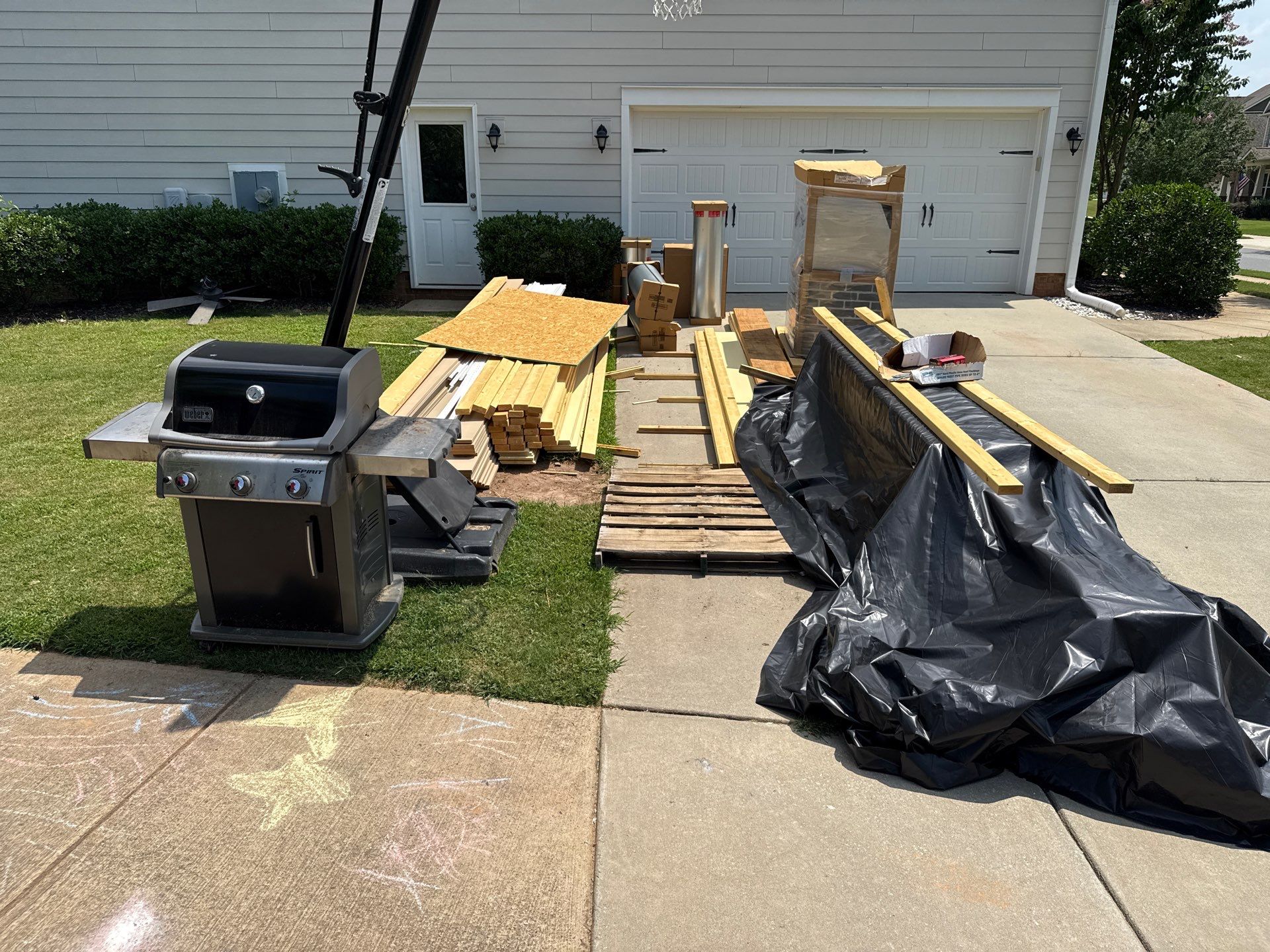 Project in Waxhaw by Badger Hauling