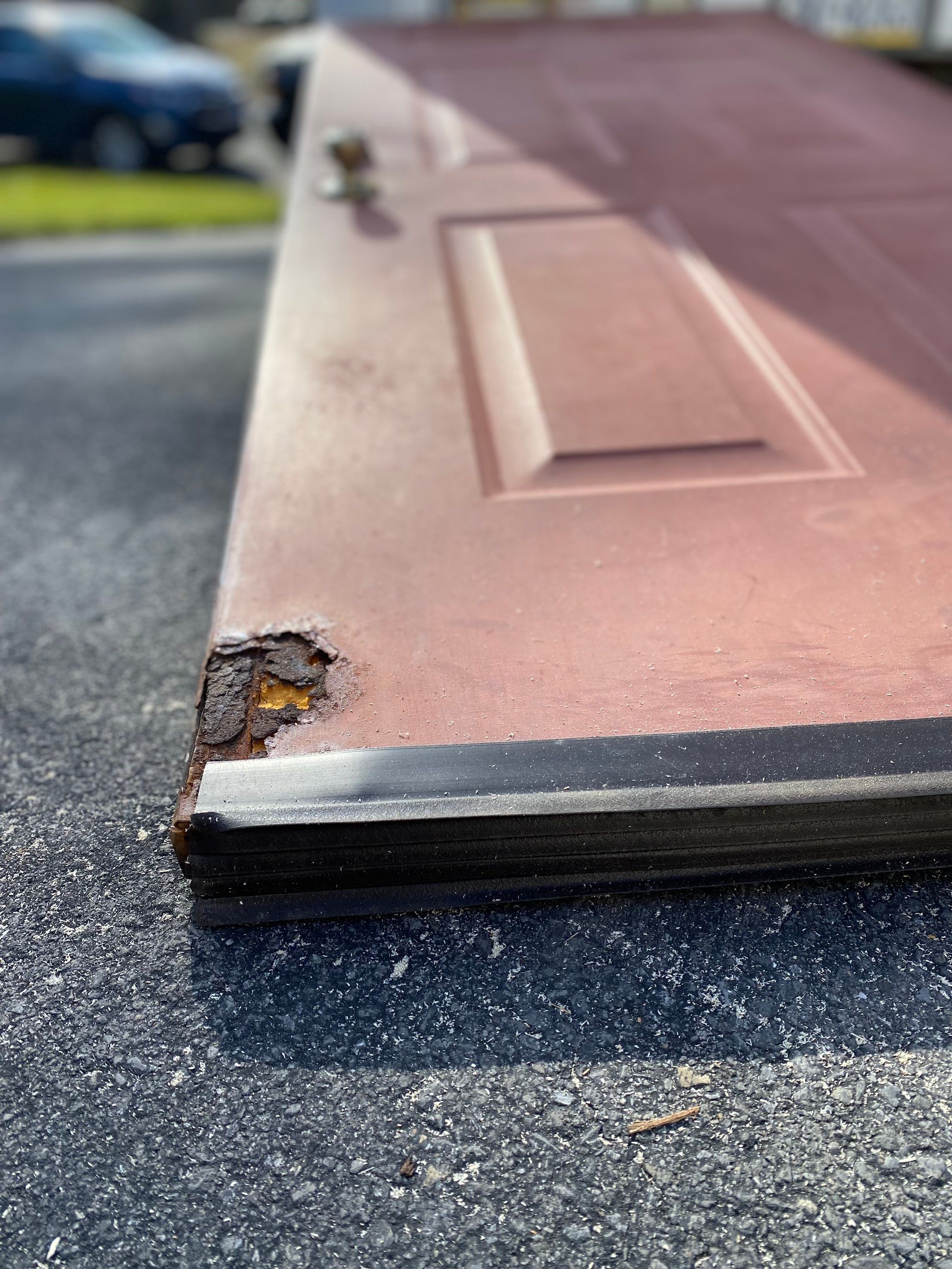 "🚪✨ Out with the old, in with the bold! Esh Builders just upgraded another customer's home to a custom Signet Entry Door by Provia MFG, blending style and durability right at your doorstep. #NewBeginnings #EshBuilders #HomeSweetHome 🏡💖" by Esh Builders