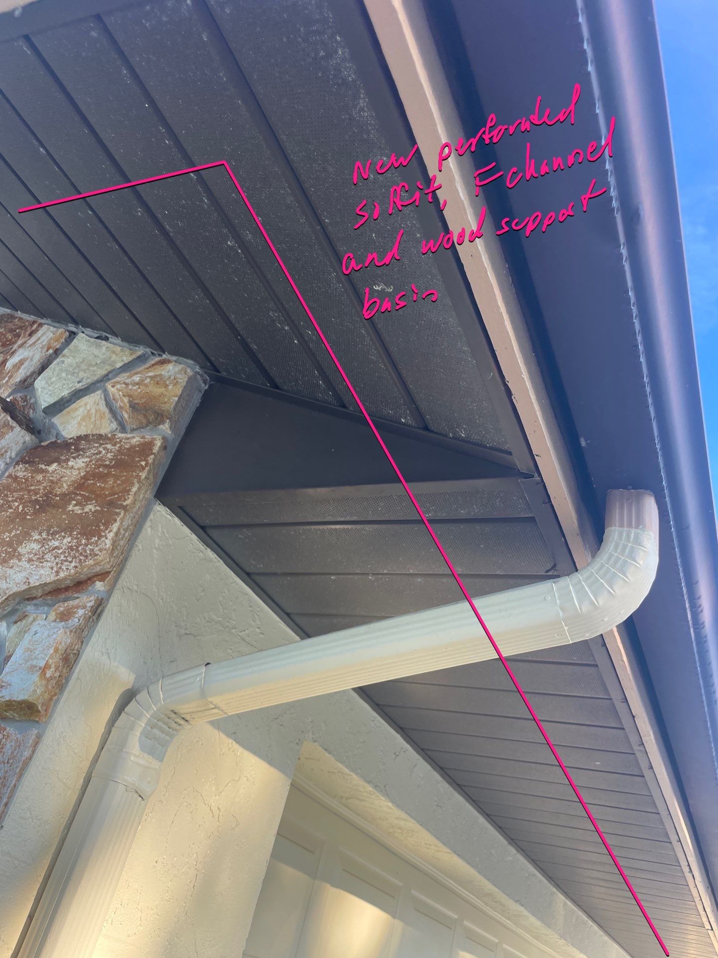 Bronze Soffit and Fascia in Sarasota FL by Gutter Professors