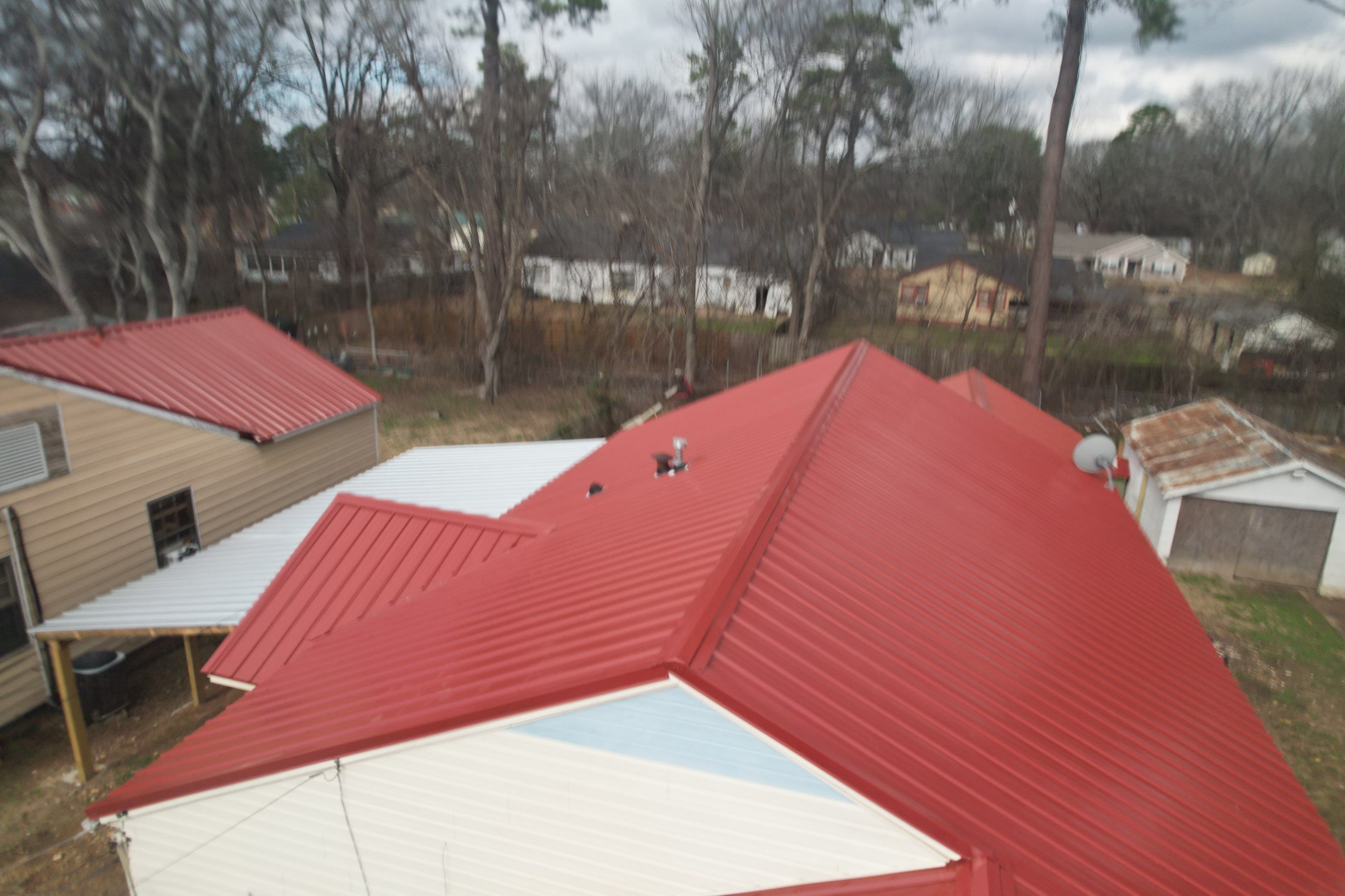 Residential Roofing Installation using 29 gauge metal by Hostetler Roofing