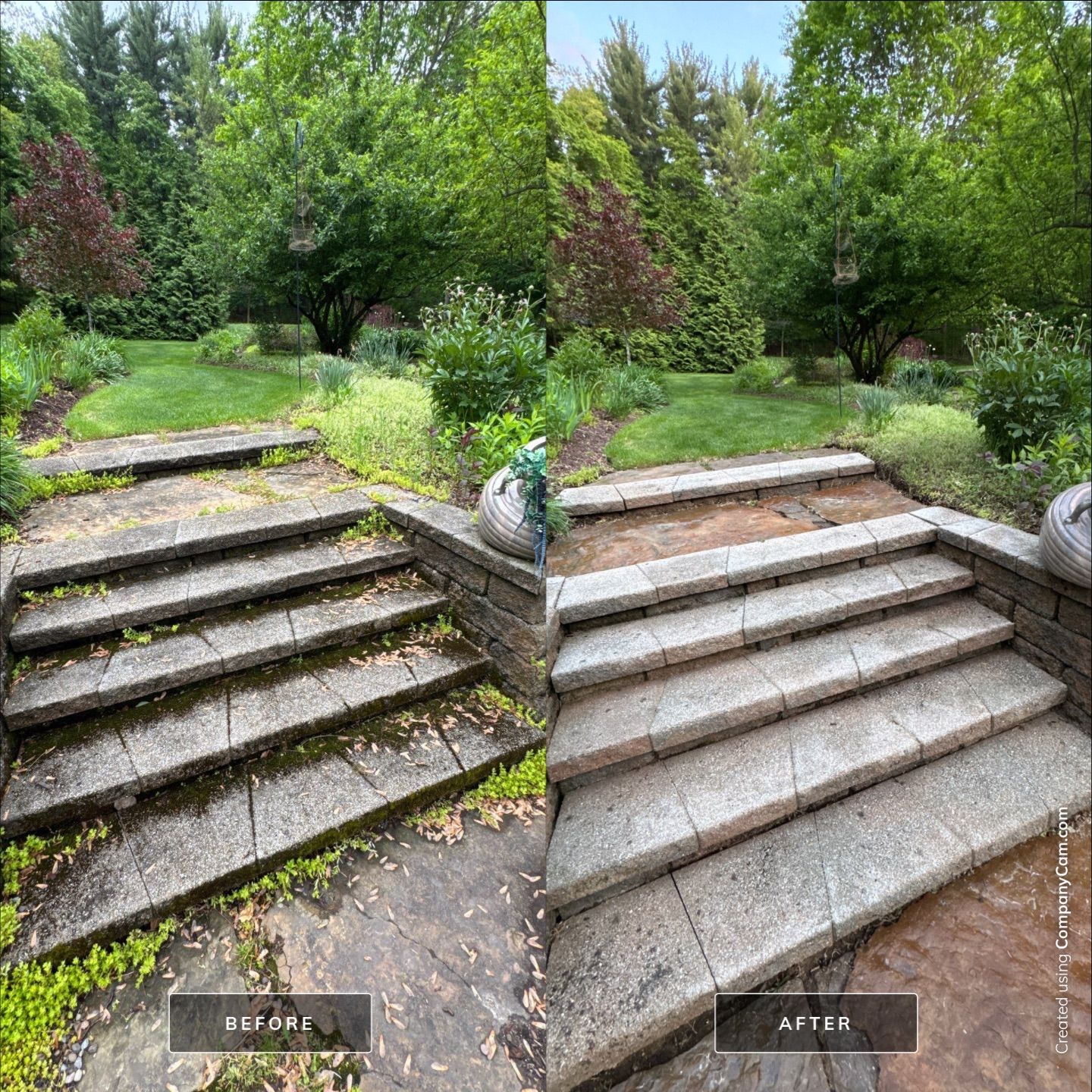 Project in Algonquin by Simmons Power & Soft Washing