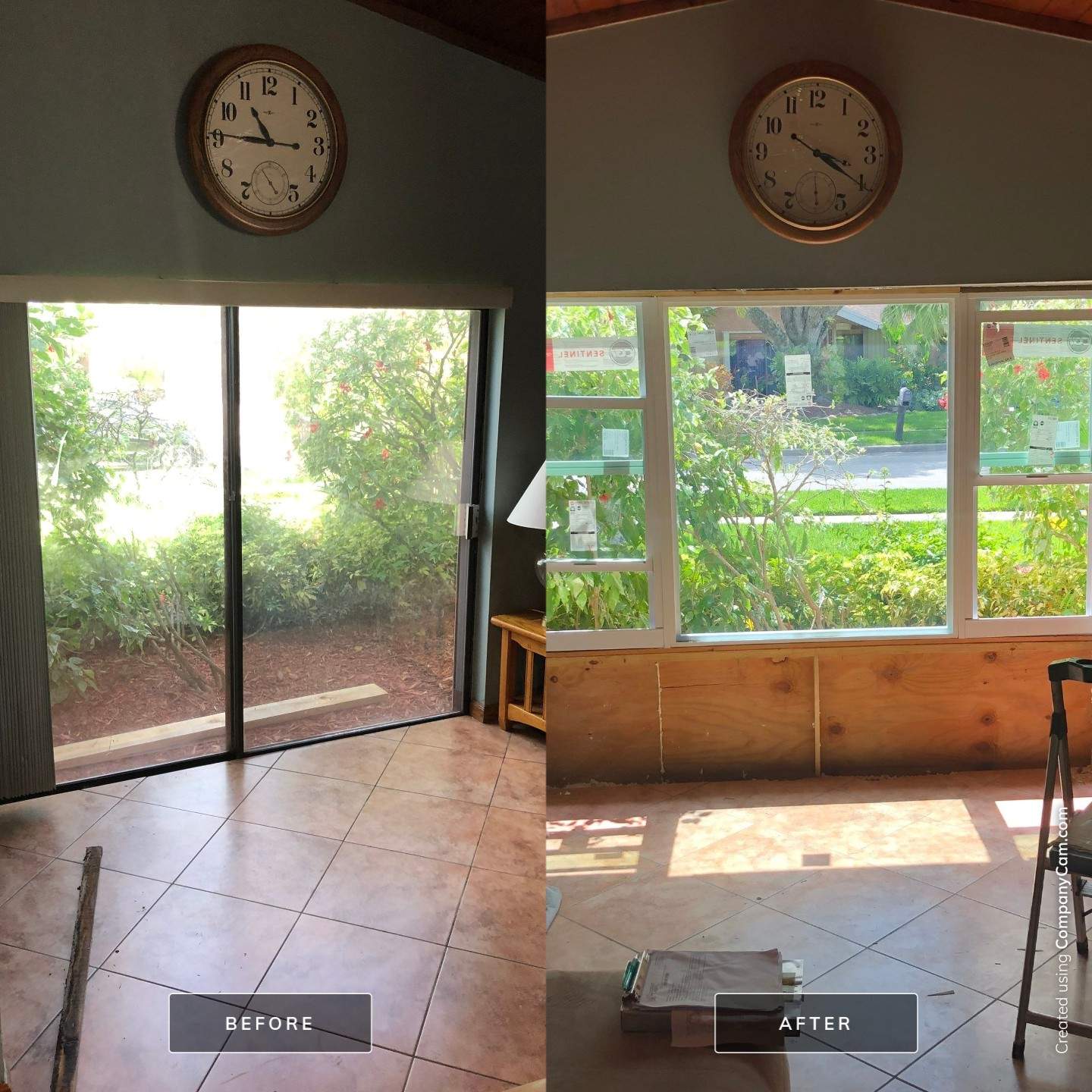Impact Window Installation & Sliding Glass Door to Window Conversion – Coconut Creek, FL by The Door Doctor of South Florida, Inc.