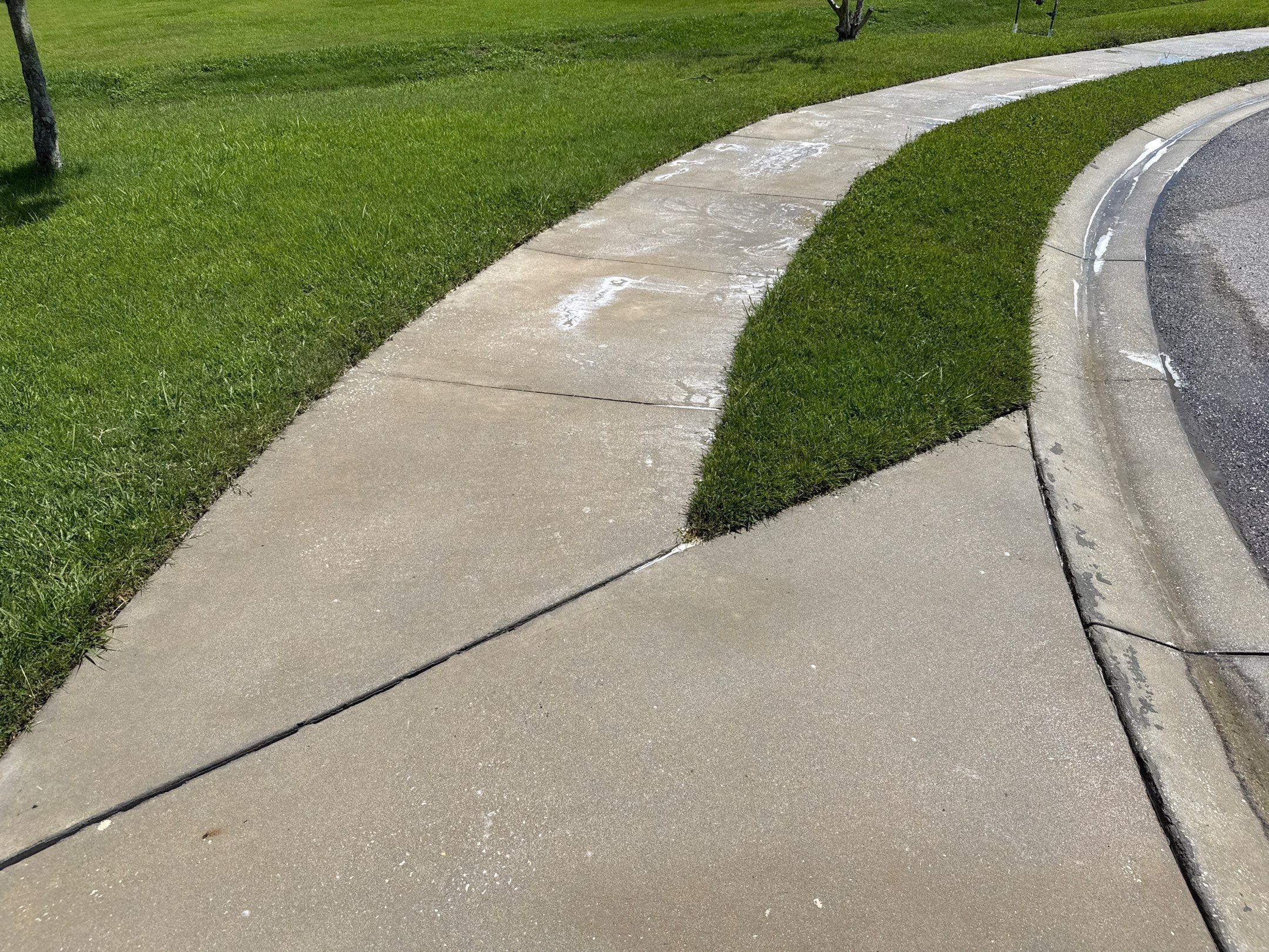 Concrete Driveway & Sidewalk Cleaning in Crystal Lakes – Palmetto, FL by Sunshine AquaWash